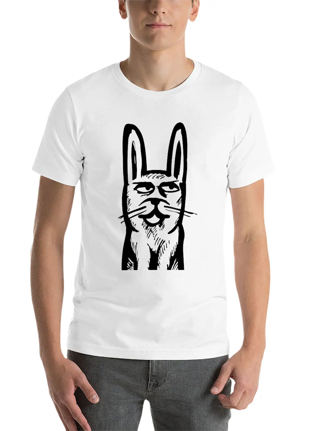 A Depressed Rabbit Classic Cotton Tee – Unisex Comfort For Any Season