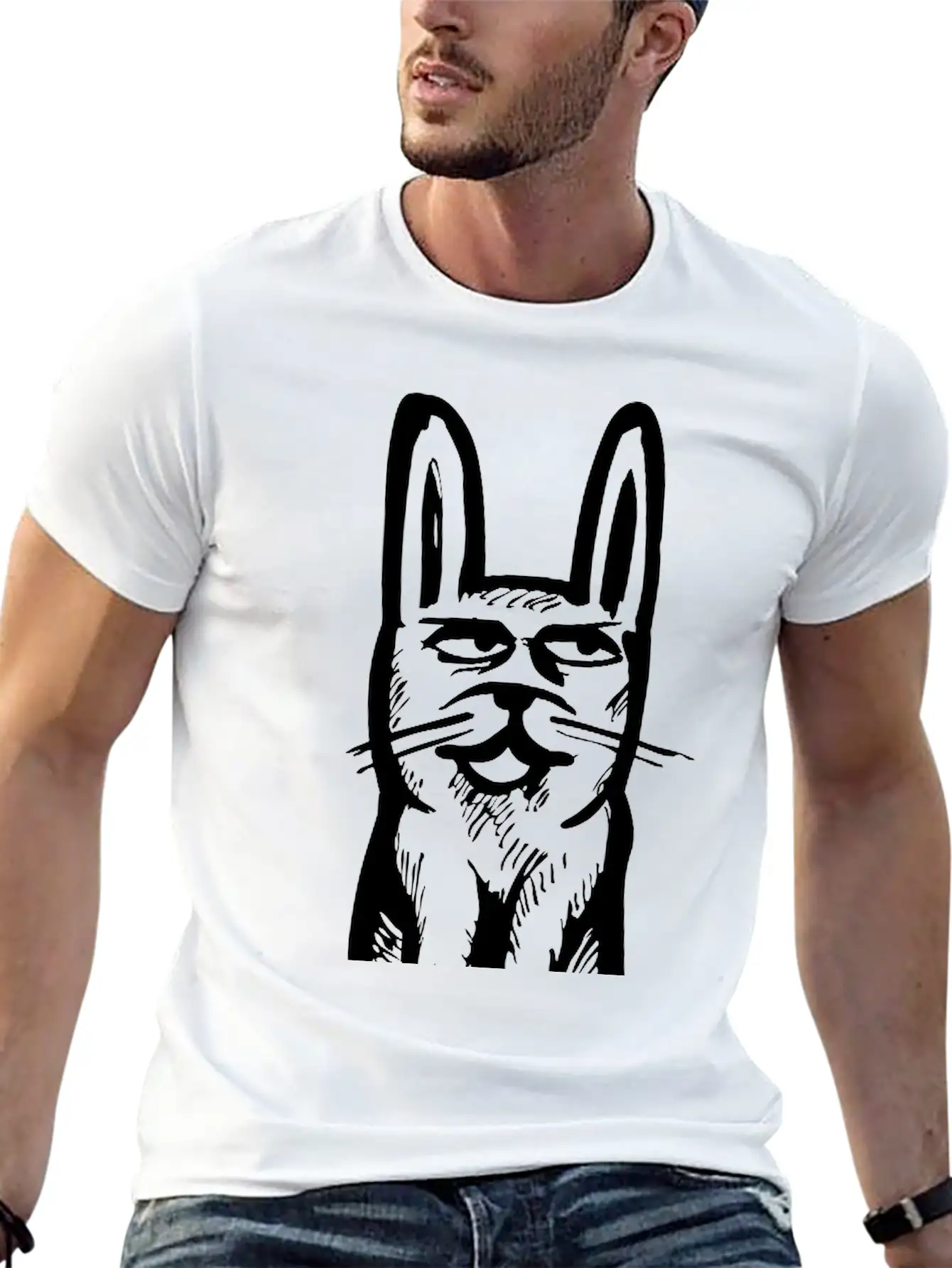 A Depressed Rabbit Classic Cotton Tee – Unisex Comfort For Any Season