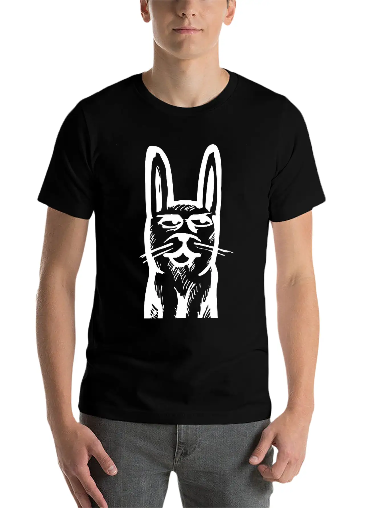 A Depressed Rabbit Classic Cotton Tee – Unisex Comfort For Any Season