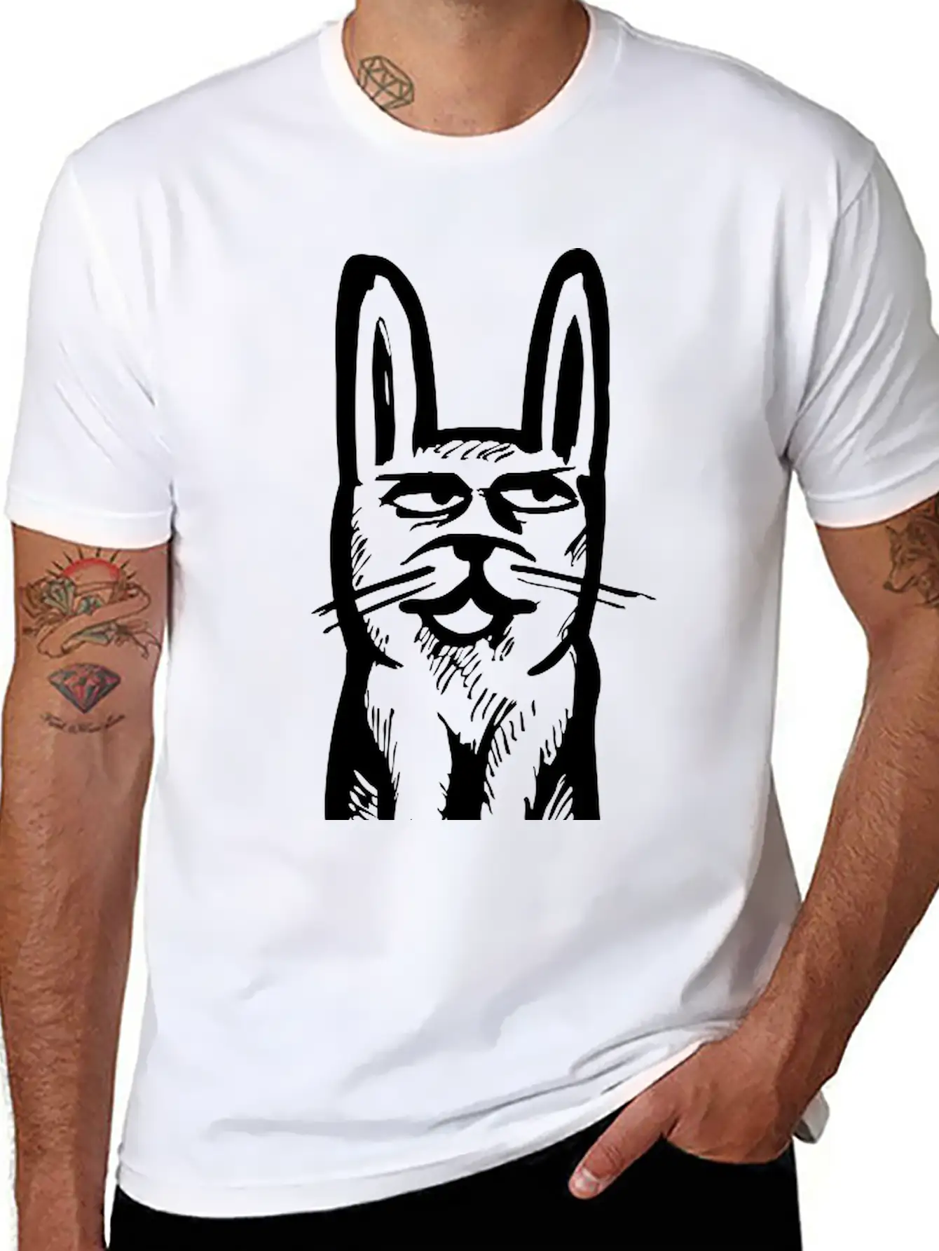 A Depressed Rabbit Classic Cotton Tee – Unisex Comfort For Any Season