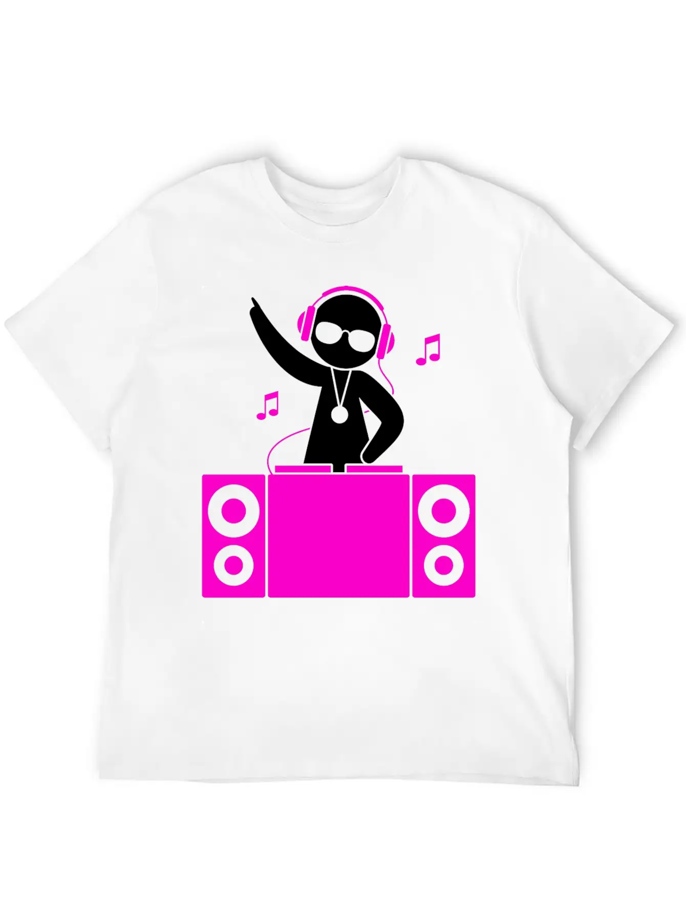 A DJ Plays Cool Music Classic Cotton Tee – Unisex Comfort For Any Season