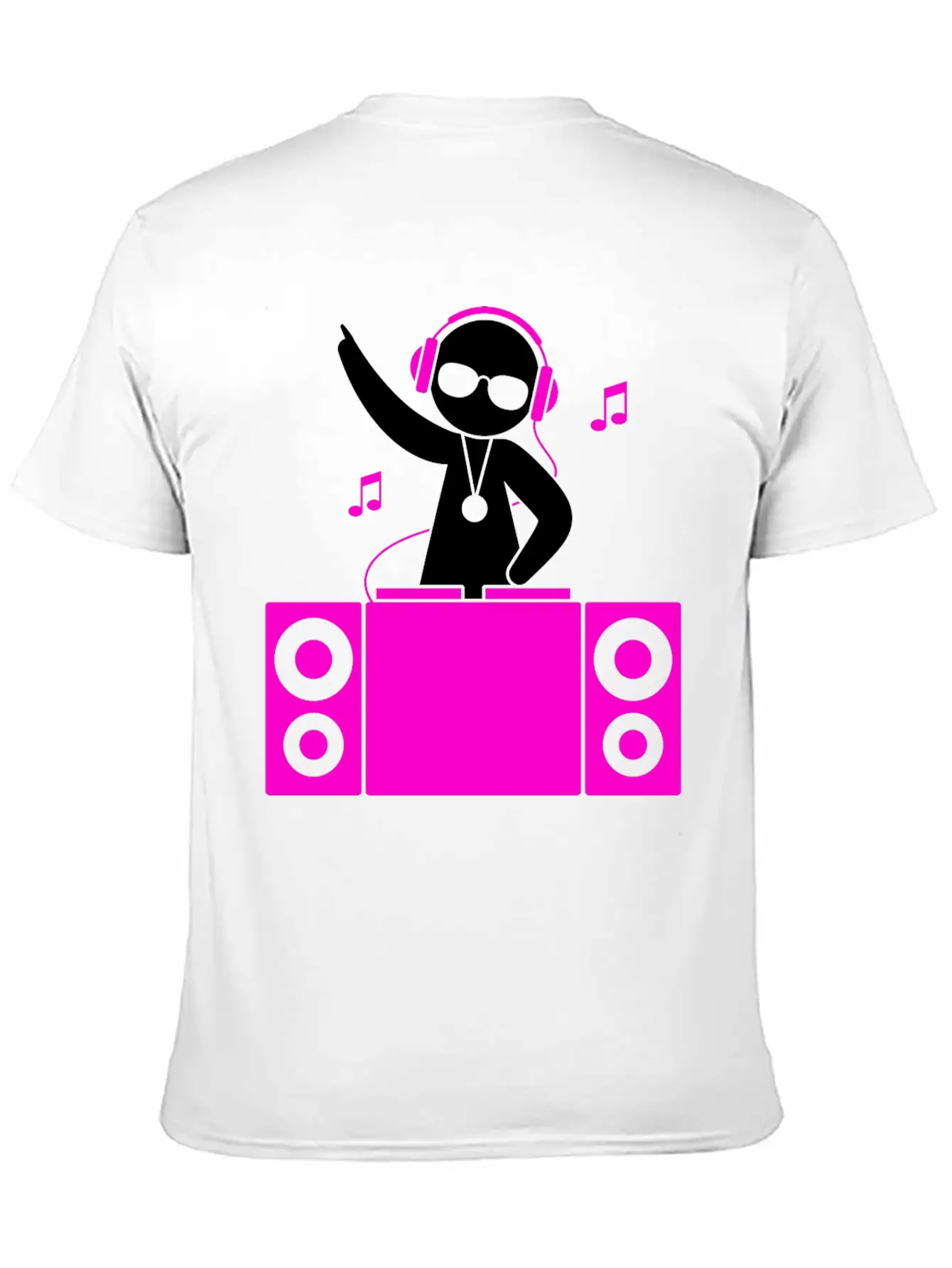 A DJ Plays Cool Music Classic Cotton Tee – Unisex Comfort For Any Season