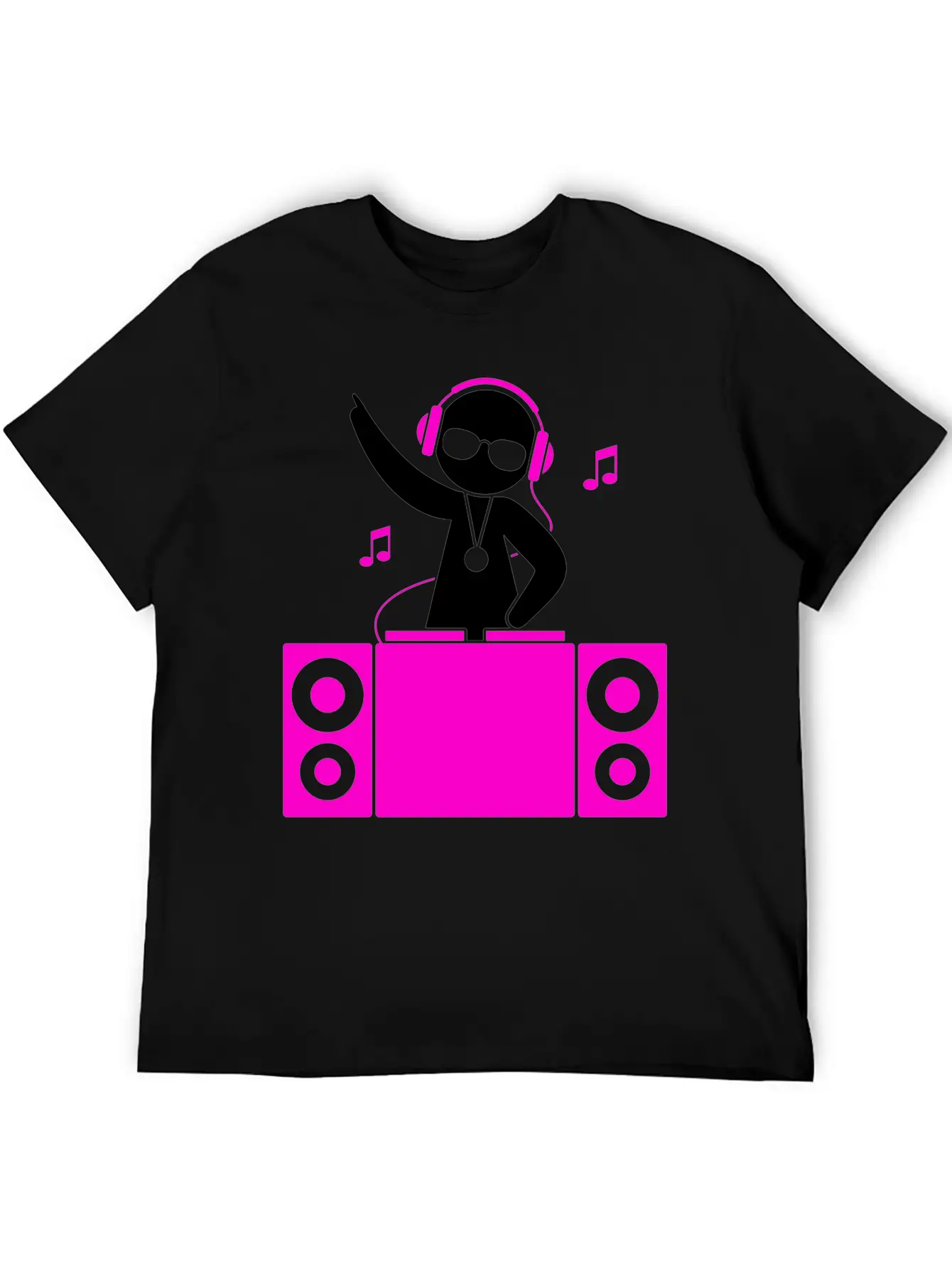 A DJ Plays Cool Music Classic Cotton Tee – Unisex Comfort For Any Season