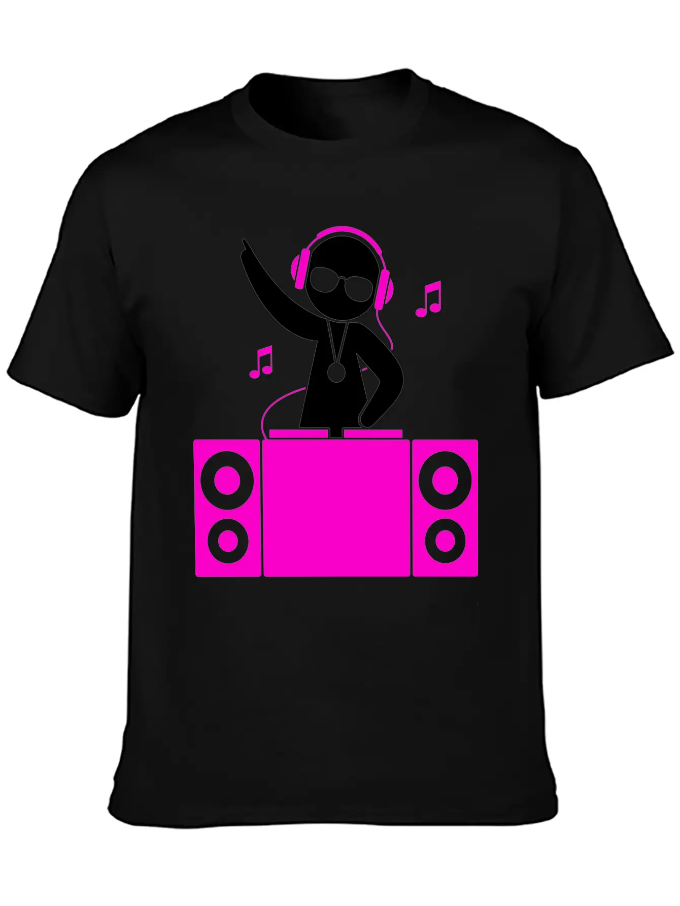A DJ Plays Cool Music Classic Cotton Tee – Unisex Comfort For Any Season