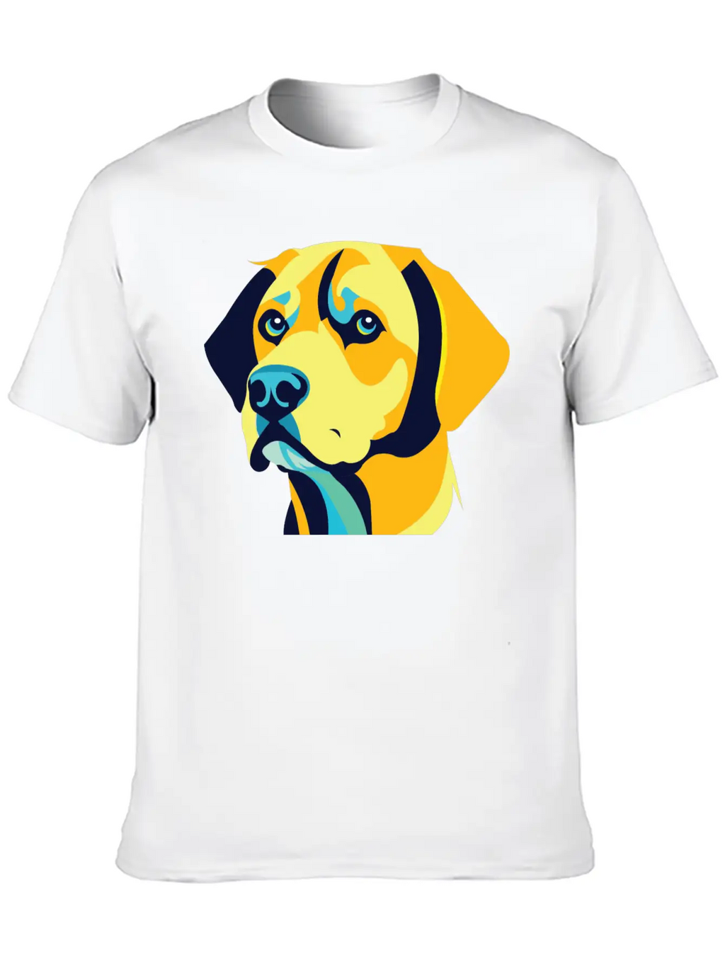 A Dog Head Vector Classic Cotton Tee – Unisex Comfort For Any Season