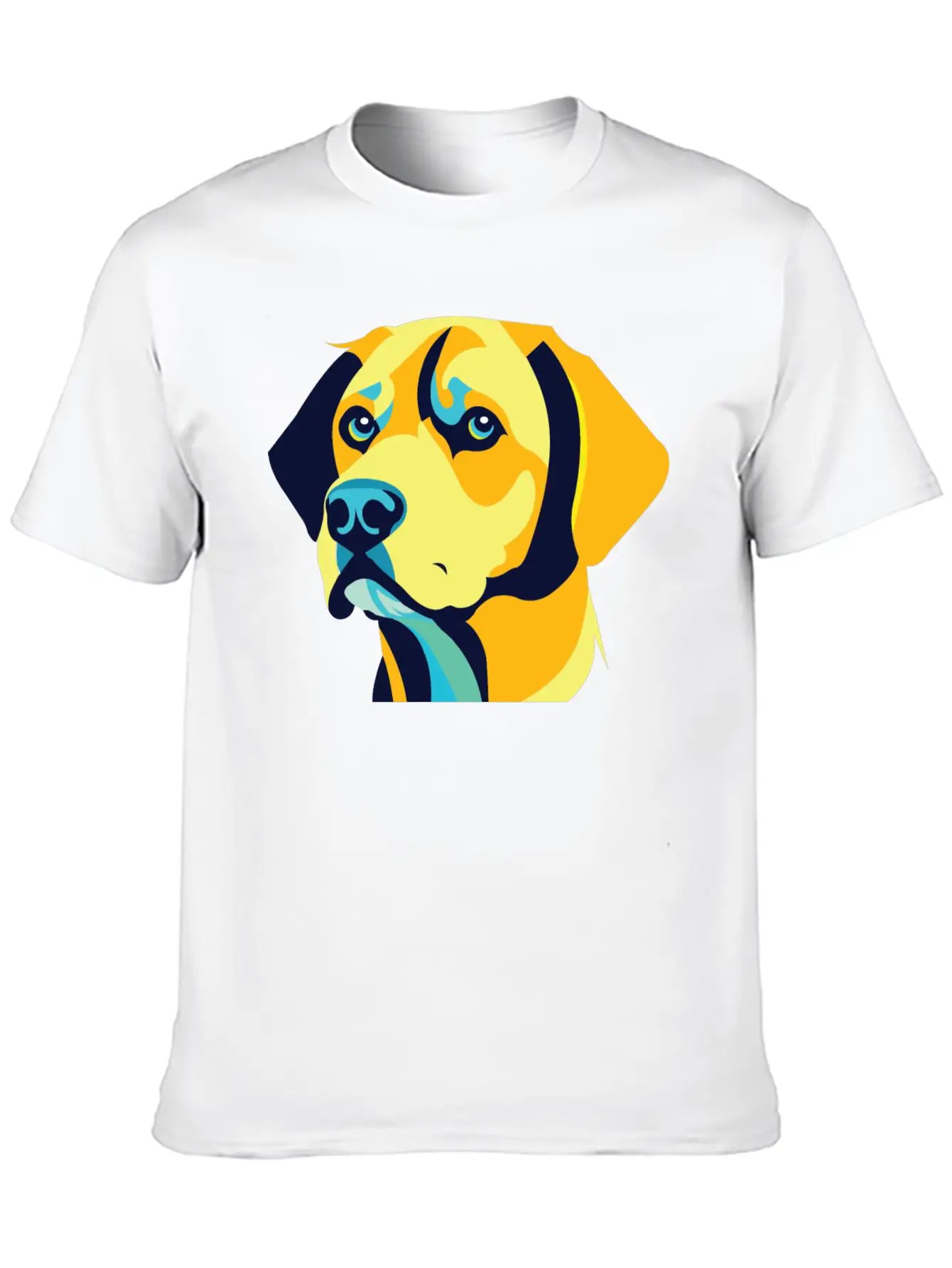 A Dog Head Vector Classic Cotton Tee – Unisex Comfort For Any Season