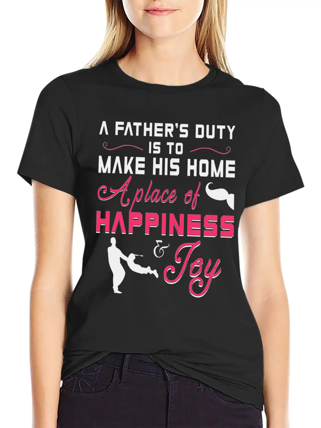 A Father S Duty Is To Make His Home A Place Of Cop Timeless Short Sleeve Tee – Comfy And Minimalist Design