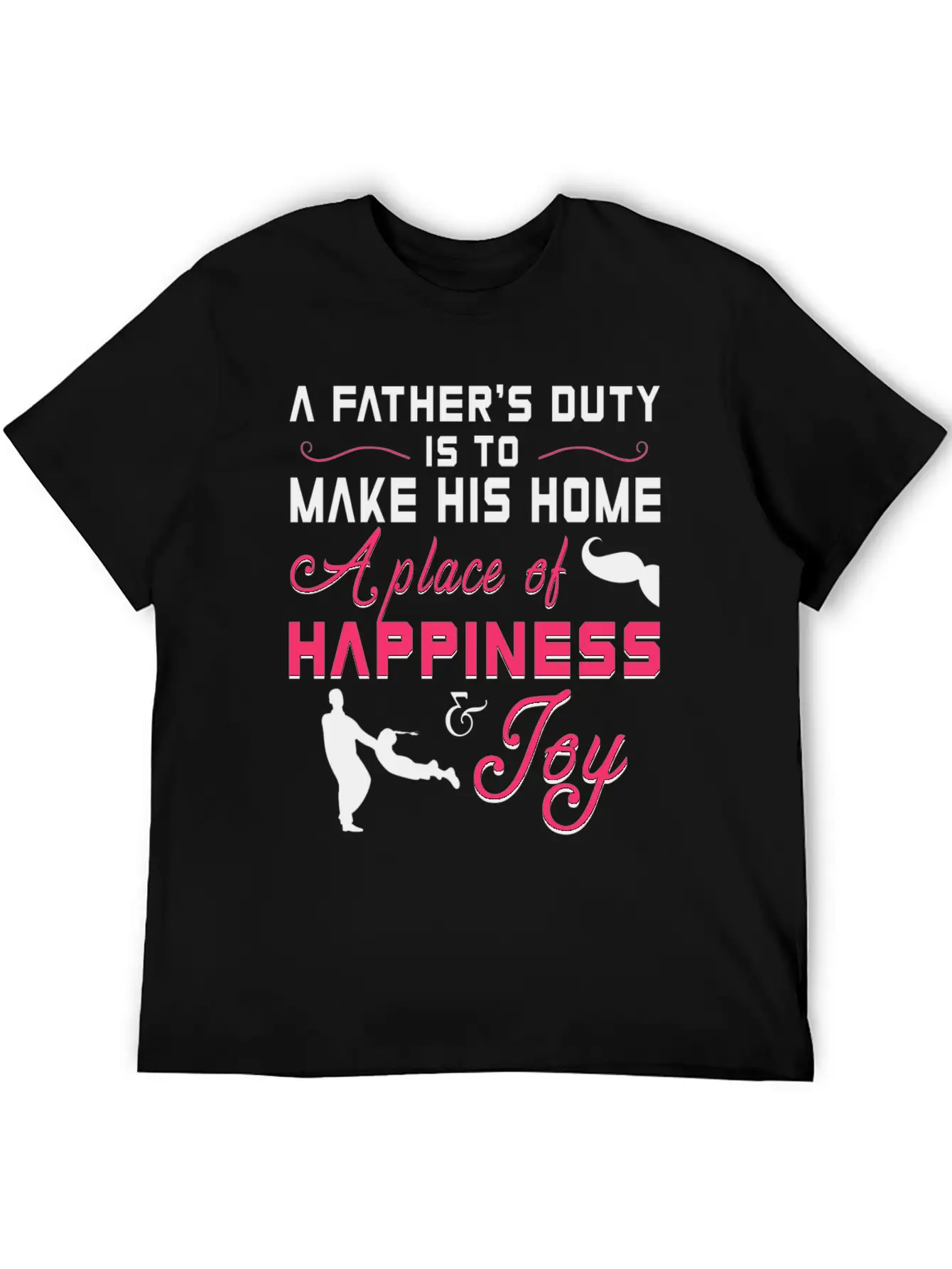 A Father S Duty Is To Make His Home A Place Of Cop Timeless Short Sleeve Tee – Comfy And Minimalist Design