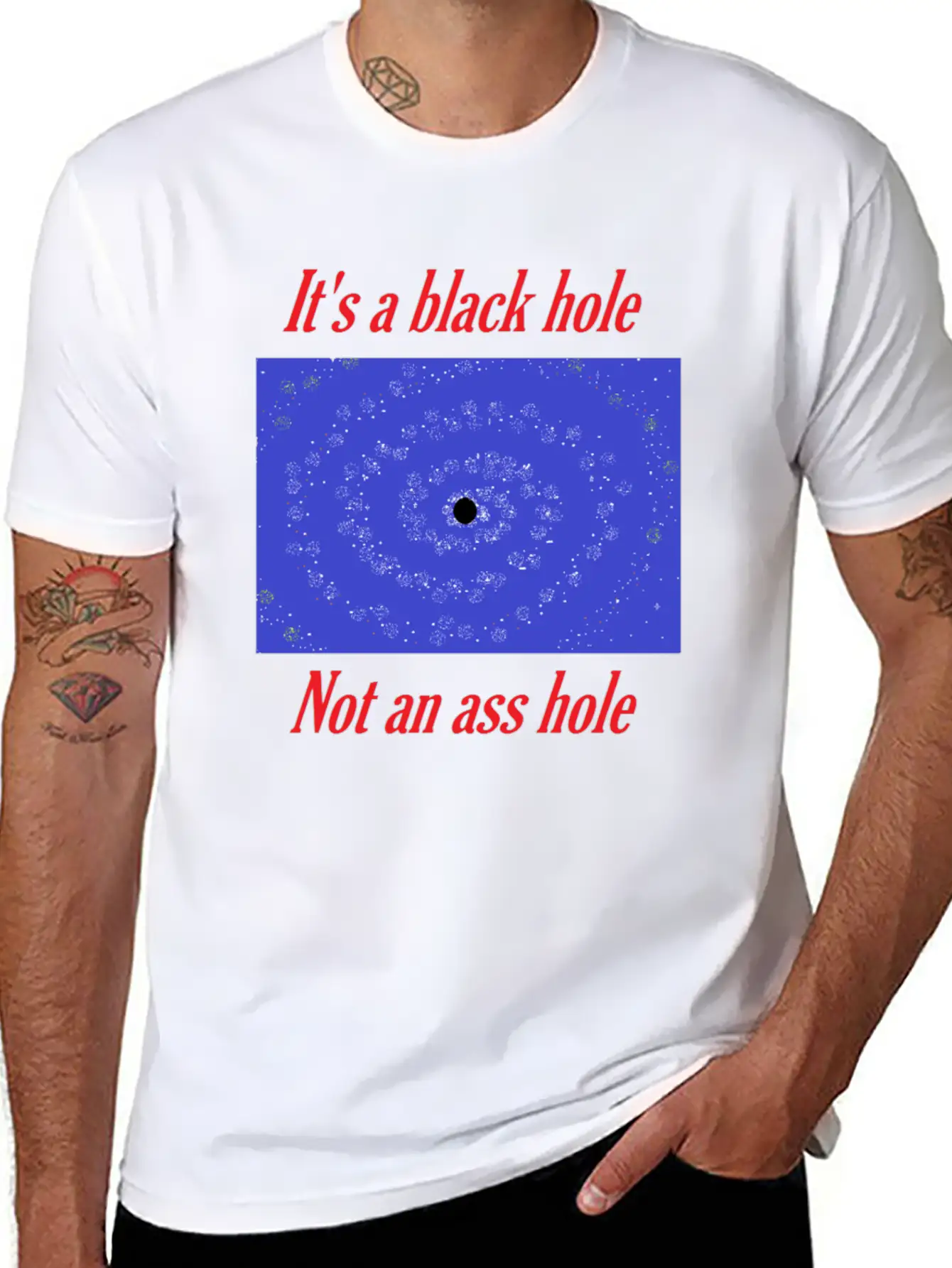 A Galaxy Basic Graphic T-Shirt – Daily Comfort In Soft Cotton