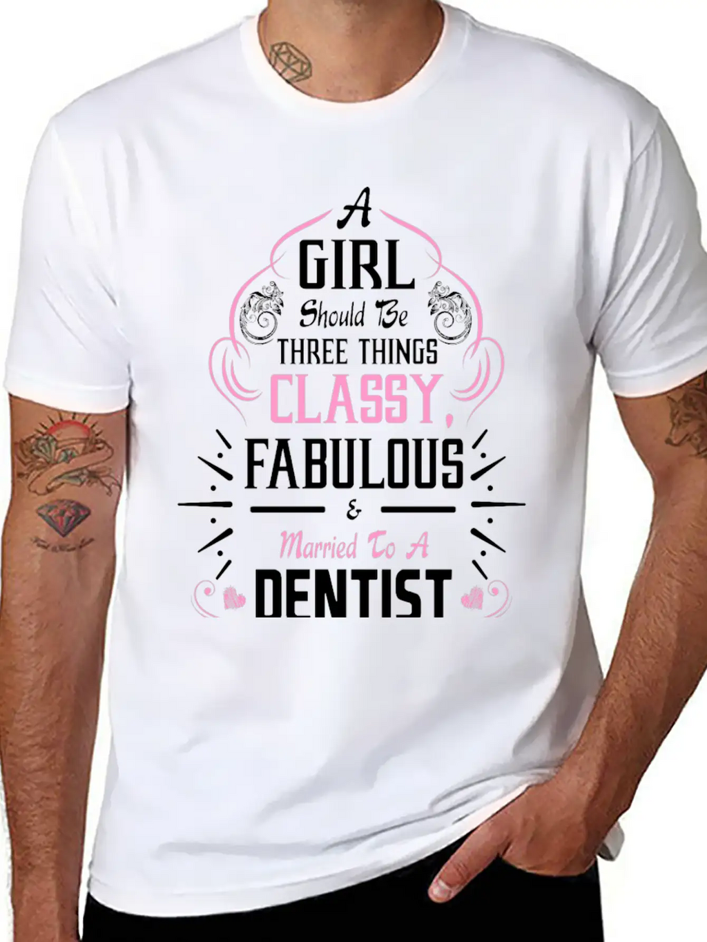 A Girl Should Be Three Things Classy Fabulous & Essential Cotton Tee For Daily Outfits – Unisex Style