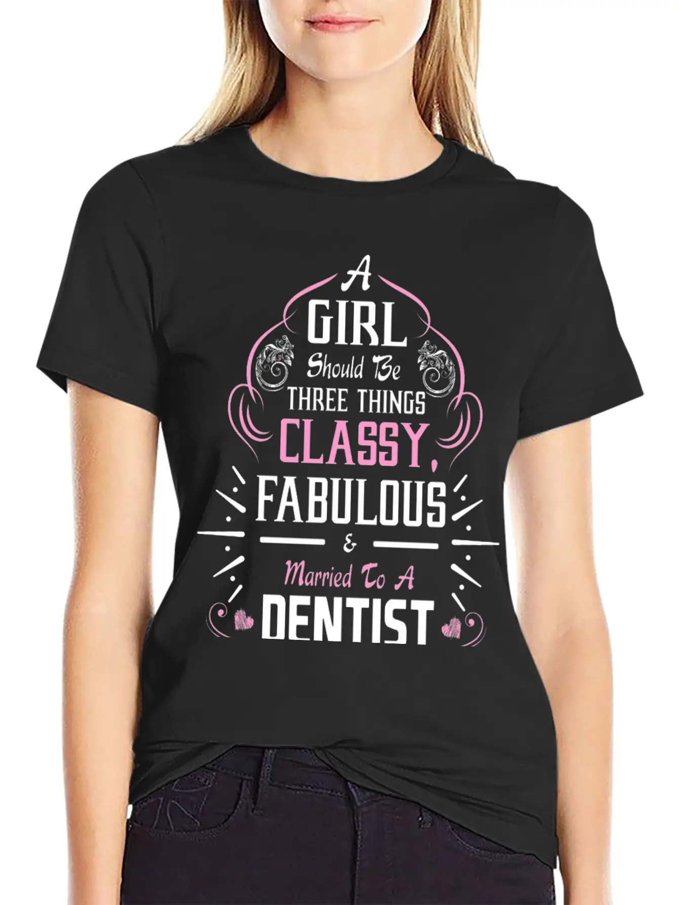 A Girl Should Be Three Things Classy Fabulous & Essential Cotton Tee For Daily Outfits – Unisex Style