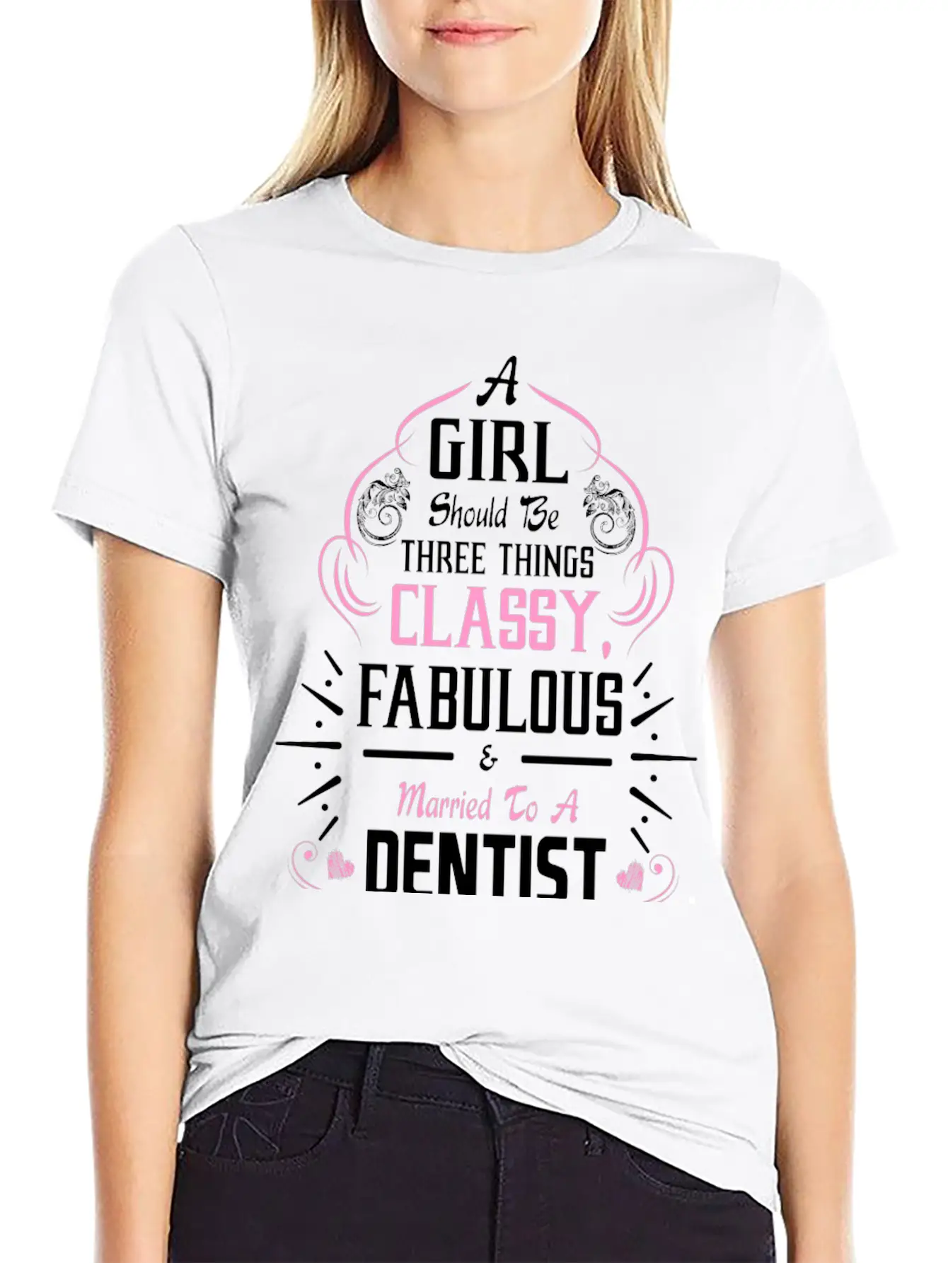 A Girl Should Be Three Things Classy Fabulous & Essential Cotton Tee For Daily Outfits – Unisex Style