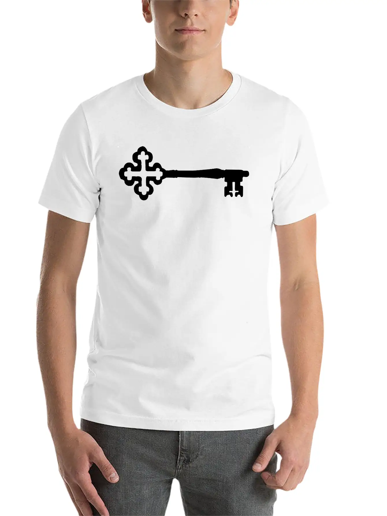 A Golden Key Stylish Everyday T-Shirt – Unisex Basic Cotton Tee