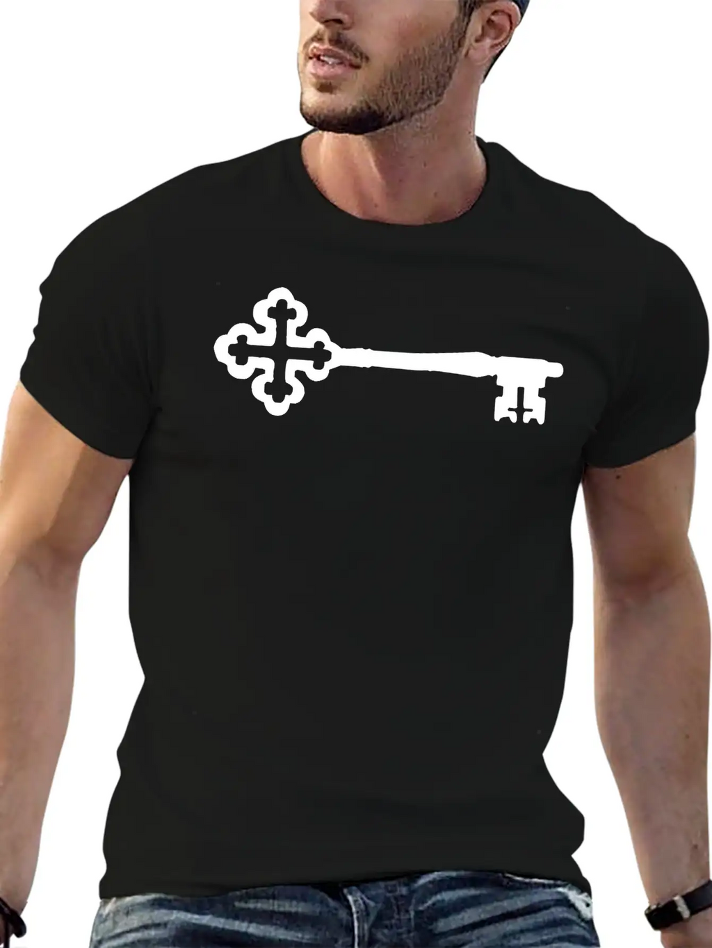 A Golden Key Stylish Everyday T-Shirt – Unisex Basic Cotton Tee