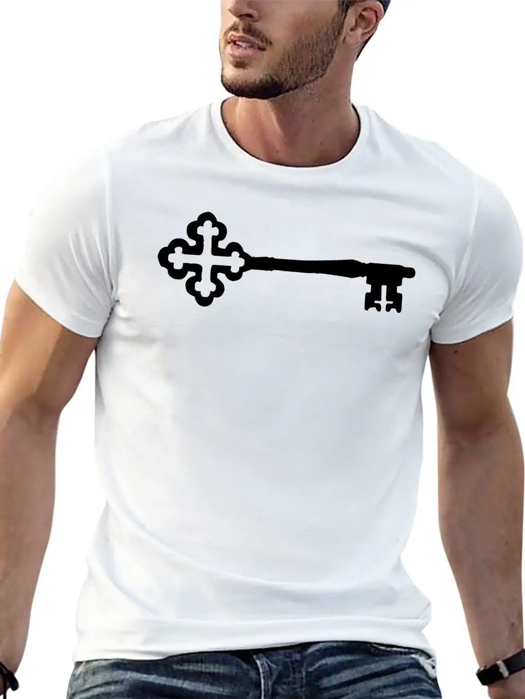 A Golden Key Stylish Everyday T-Shirt – Unisex Basic Cotton Tee