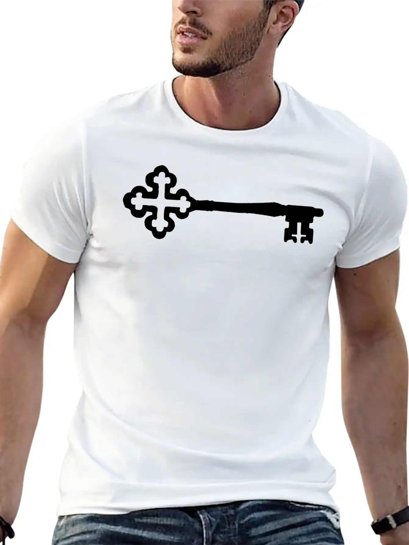 A Golden Key Stylish Everyday T-Shirt – Unisex Basic Cotton Tee