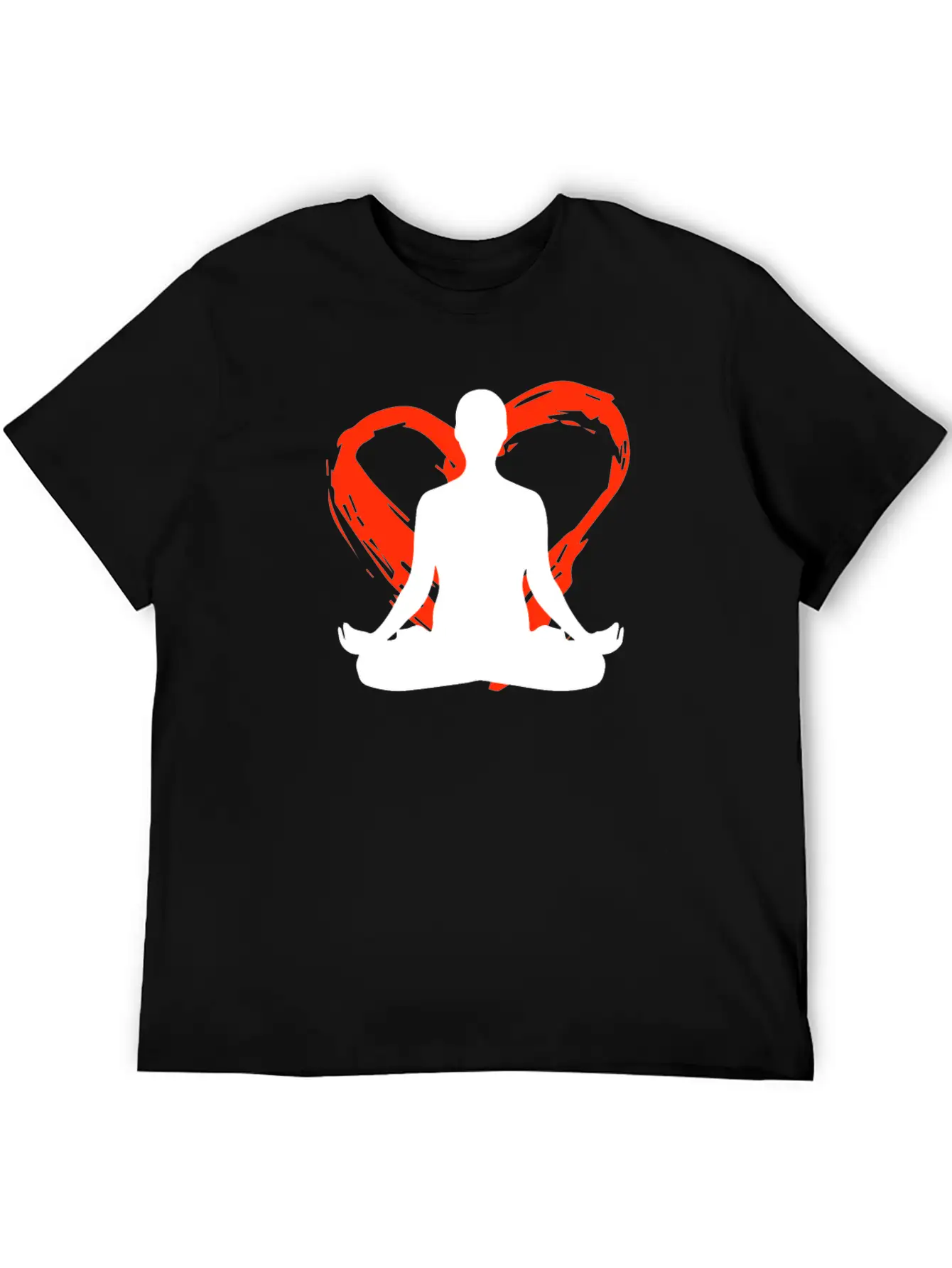 A Heart For Meditation Classic Cotton Tee – Unisex Comfort For Any Season