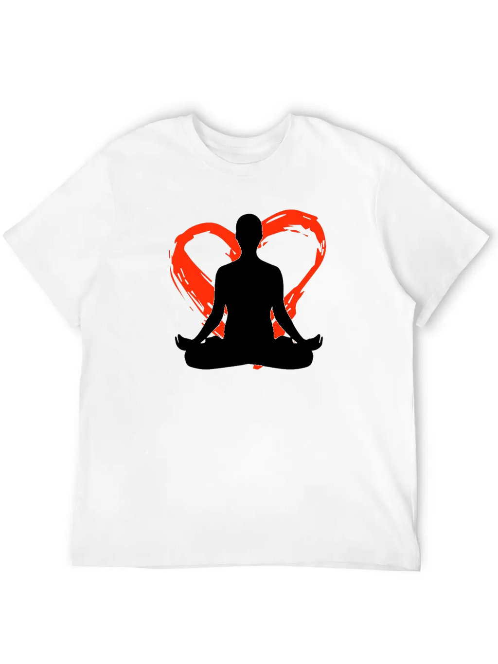 A Heart For Meditation Classic Cotton Tee – Unisex Comfort For Any Season