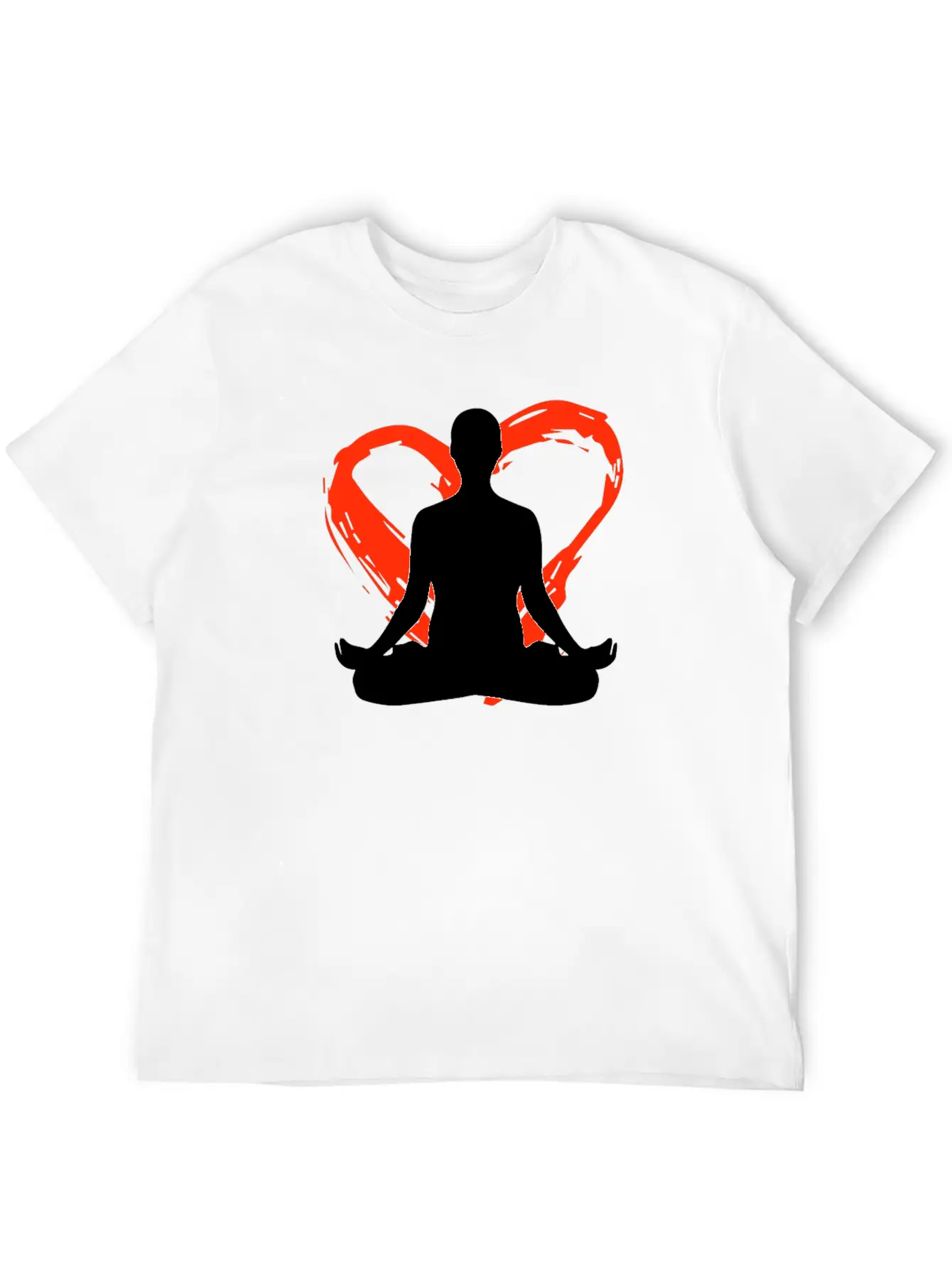 A Heart For Meditation Classic Cotton Tee – Unisex Comfort For Any Season
