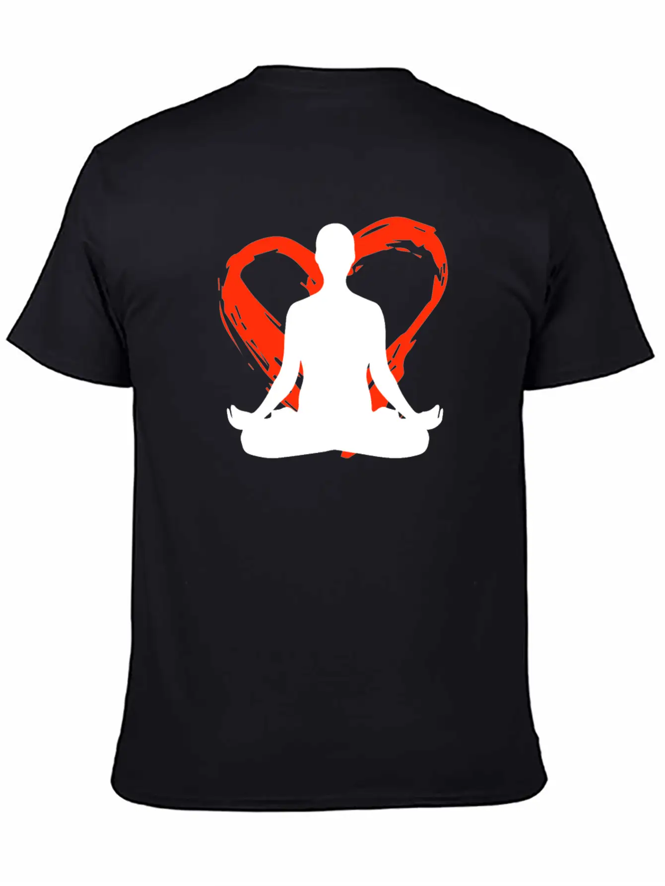 A Heart For Meditation Classic Cotton Tee – Unisex Comfort For Any Season