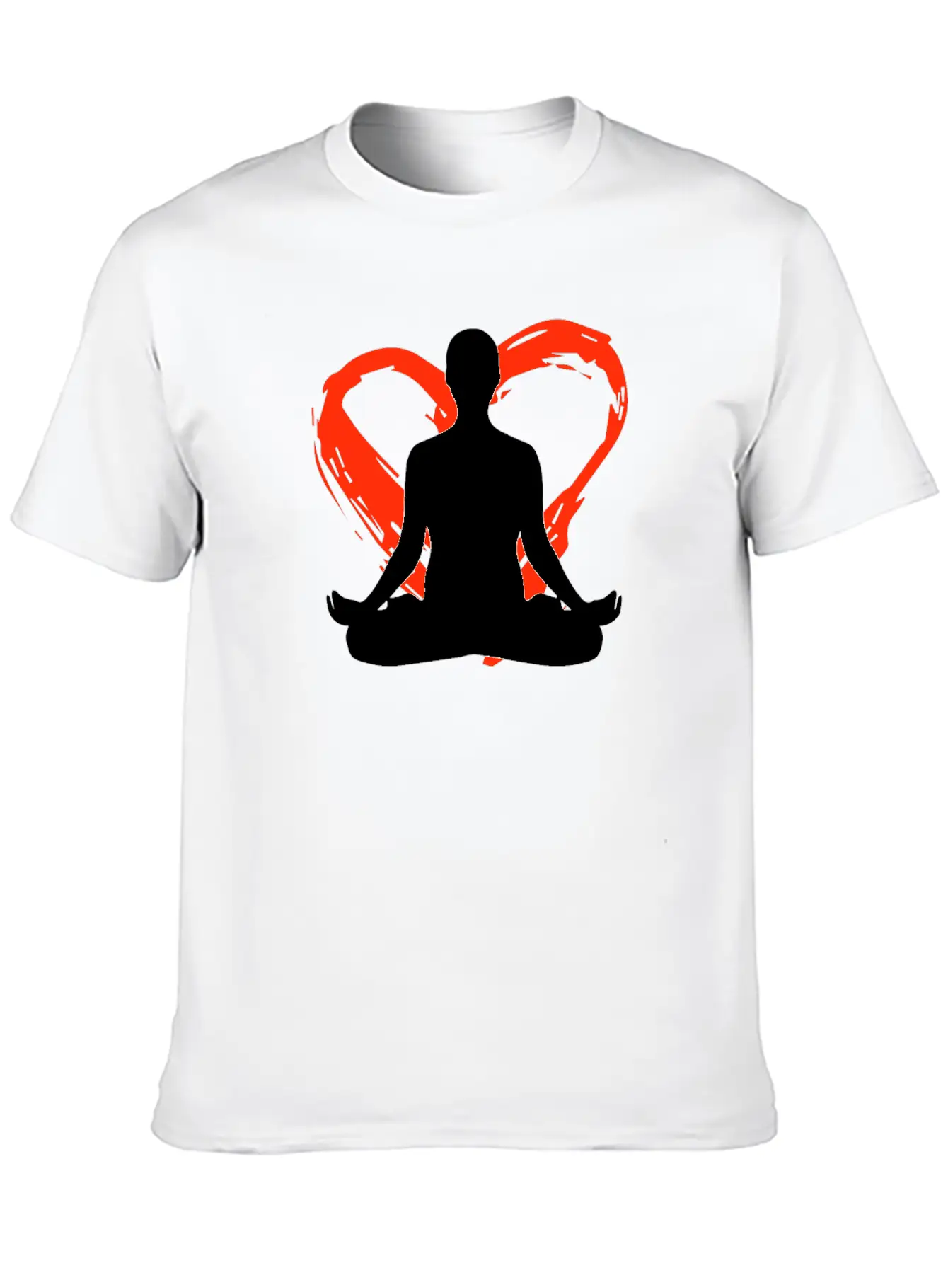A Heart For Meditation Classic Cotton Tee – Unisex Comfort For Any Season