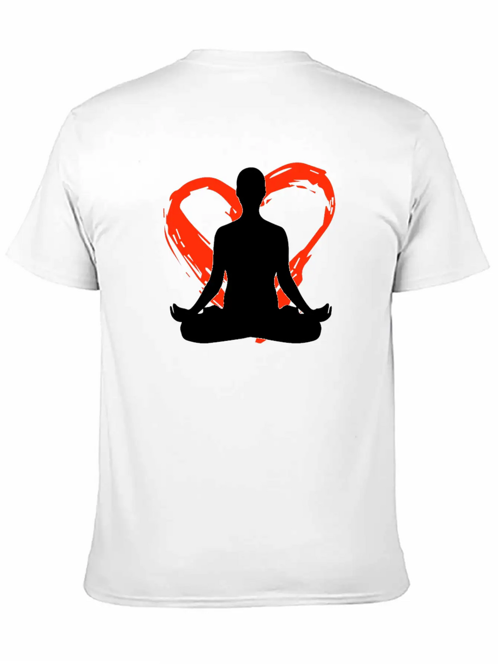 A Heart For Meditation Classic Cotton Tee – Unisex Comfort For Any Season