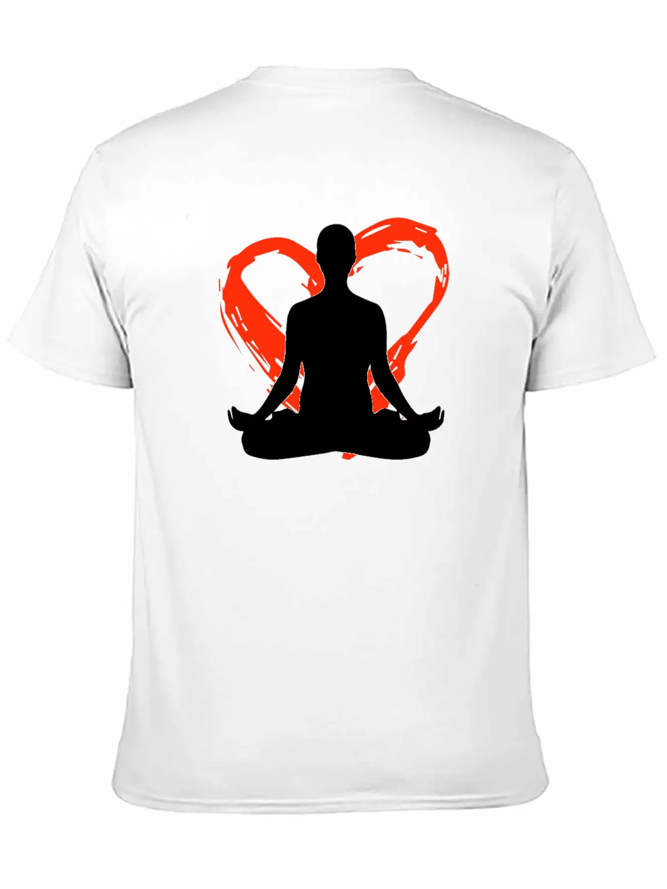 A Heart For Meditation Classic Cotton Tee – Unisex Comfort For Any Season