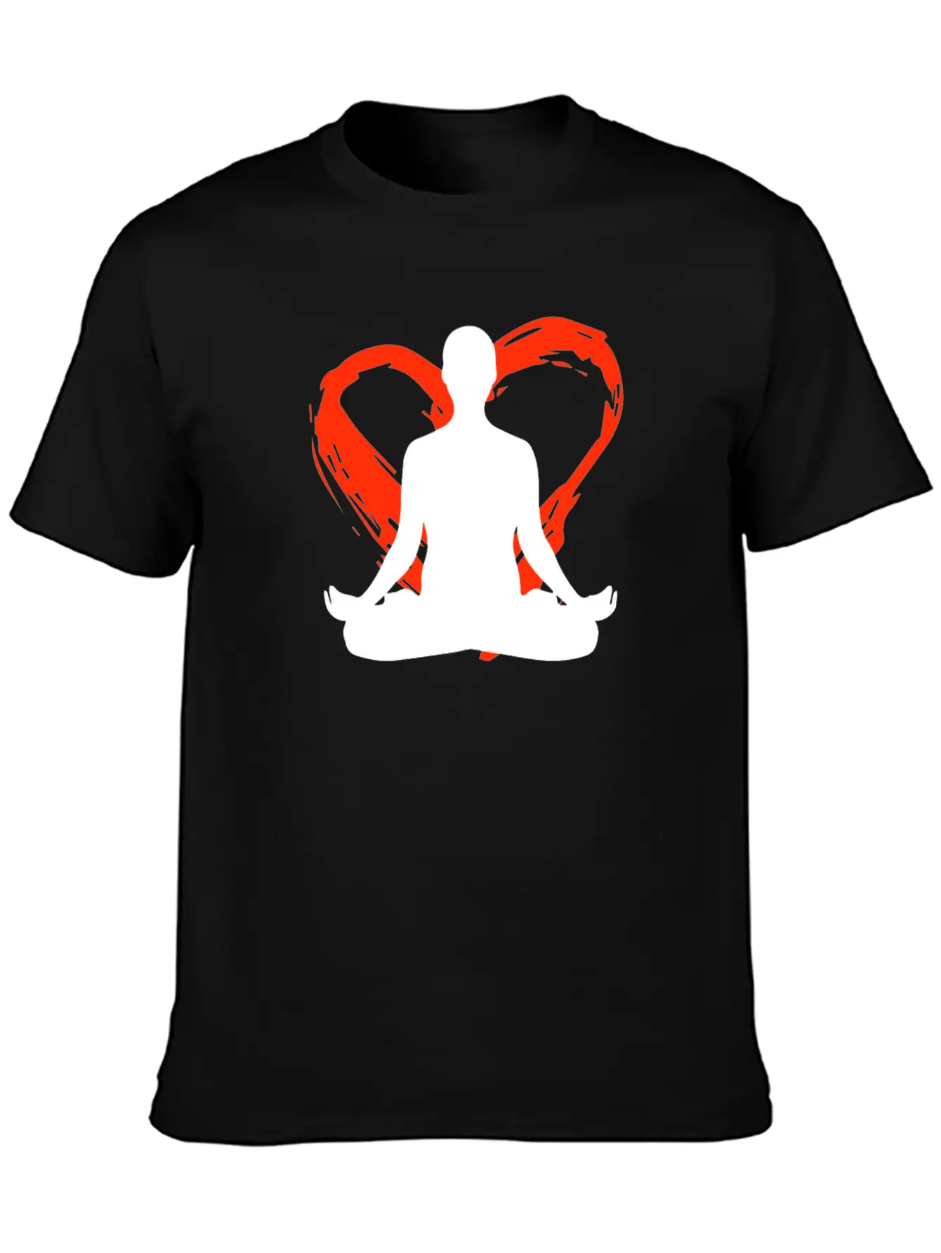 A Heart For Meditation Classic Cotton Tee – Unisex Comfort For Any Season