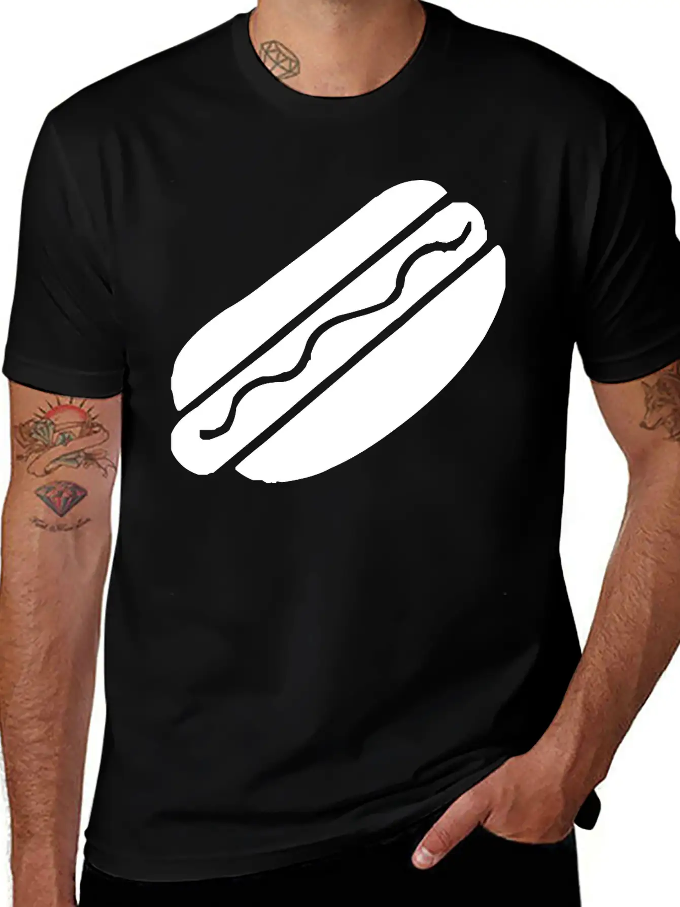 A Hot Dog Classic Cotton Tee – Unisex Comfort For Any Season