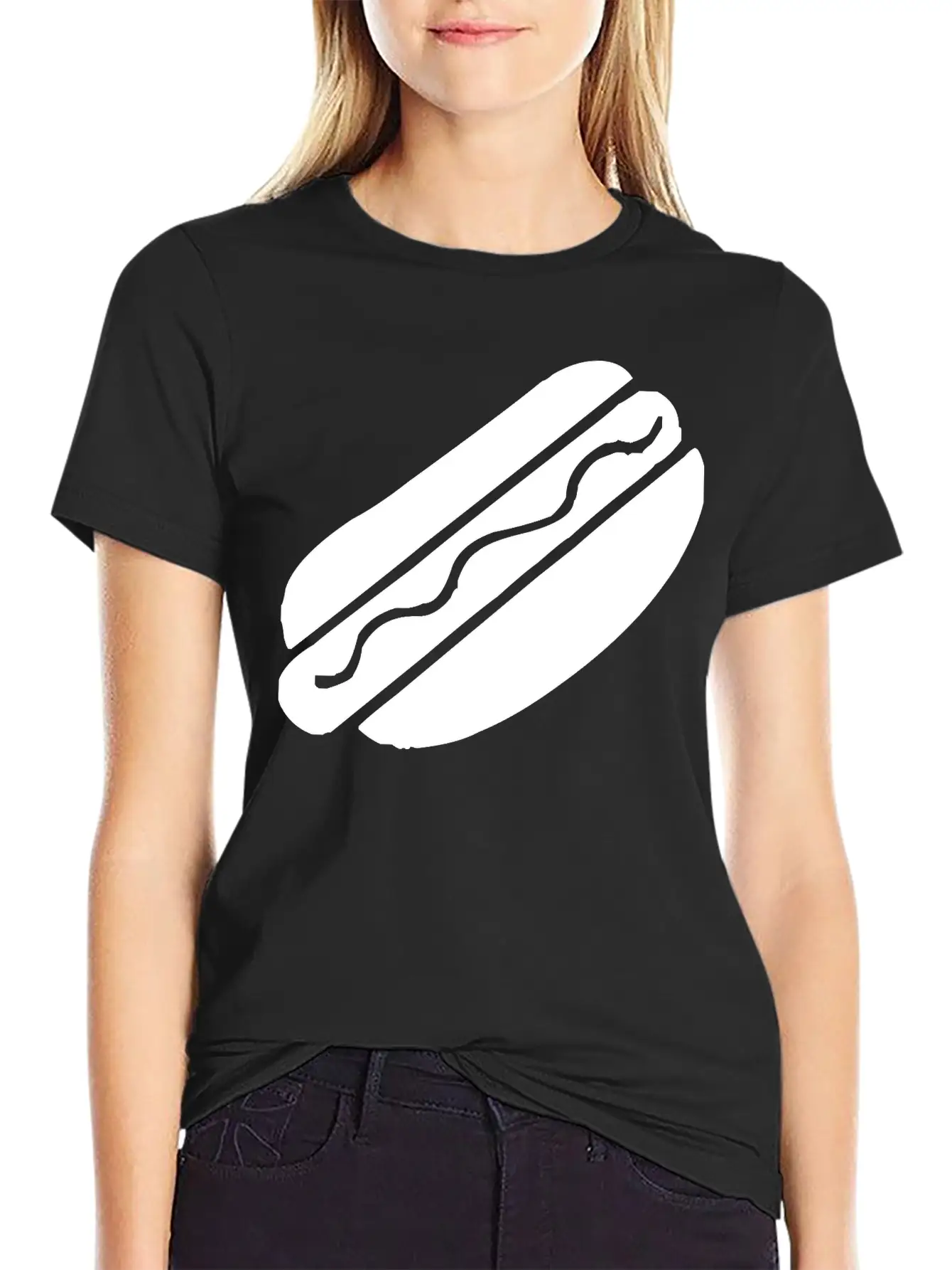 A Hot Dog Classic Cotton Tee – Unisex Comfort For Any Season