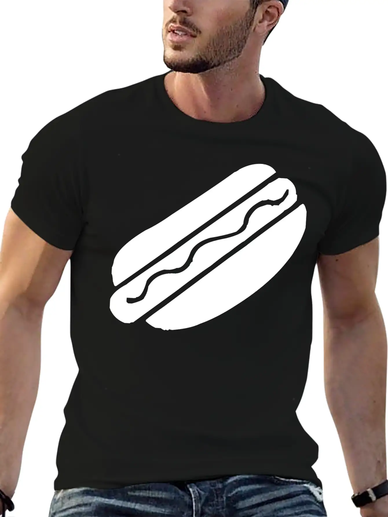 A Hot Dog Classic Cotton Tee – Unisex Comfort For Any Season