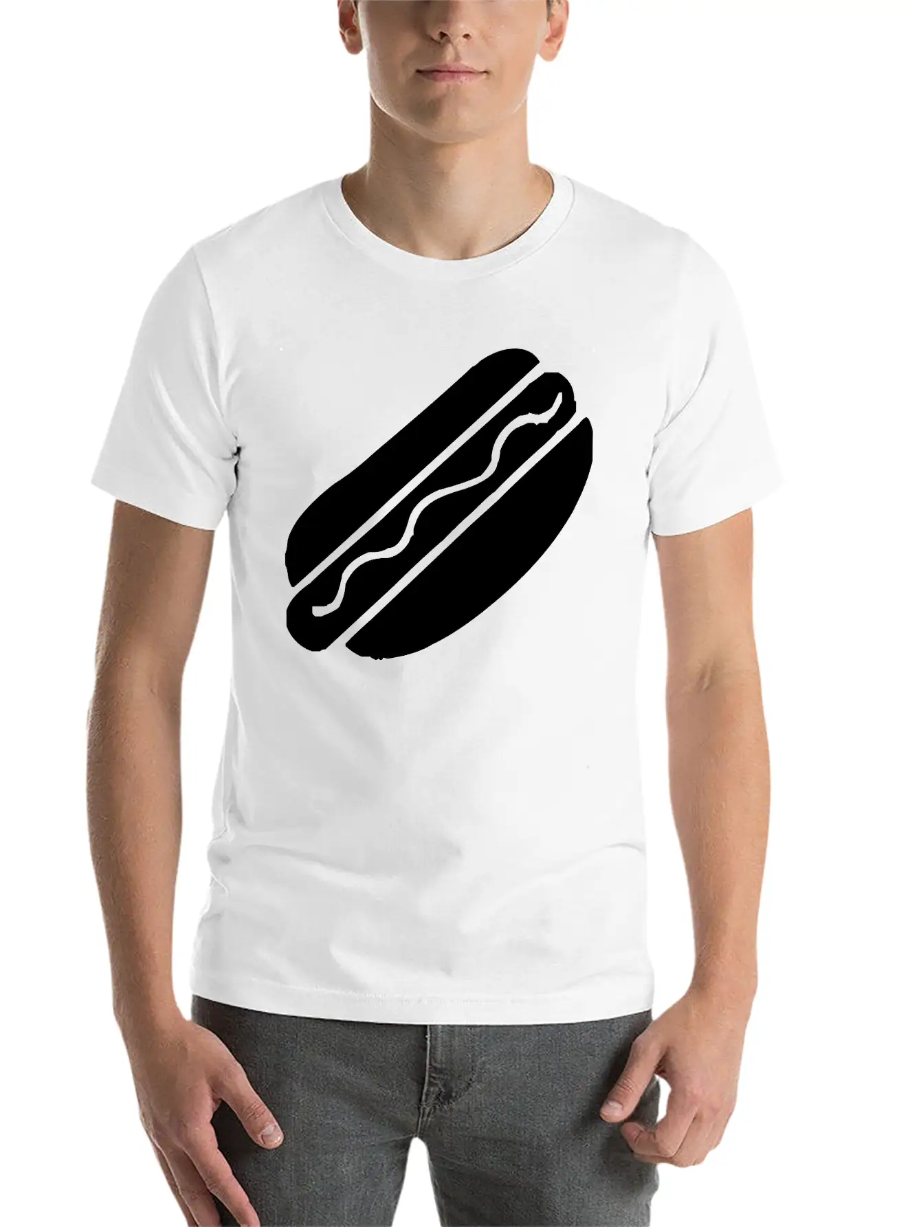 A Hot Dog Classic Cotton Tee – Unisex Comfort For Any Season