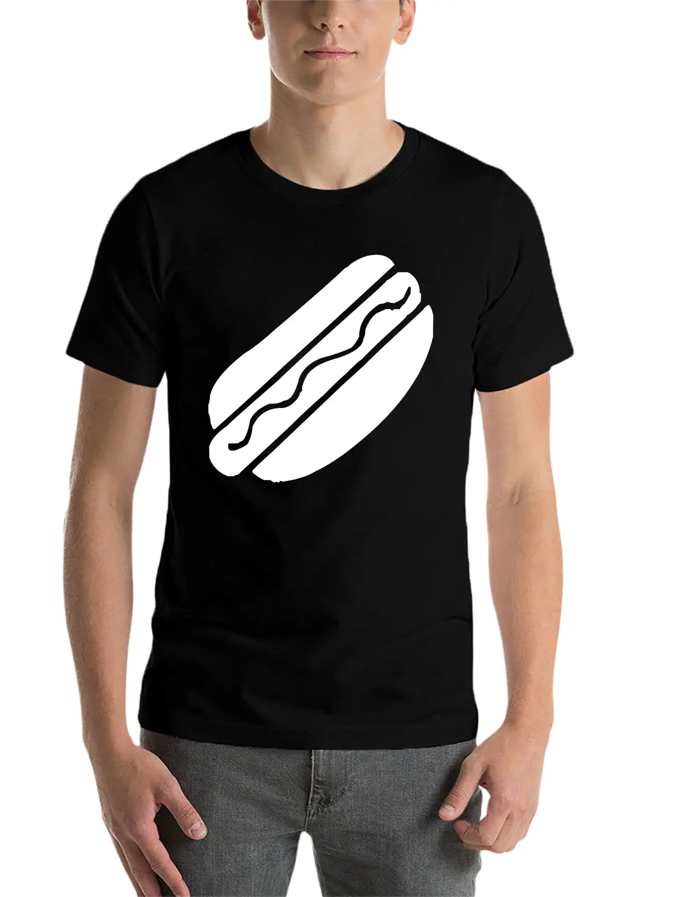 A Hot Dog Classic Cotton Tee – Unisex Comfort For Any Season