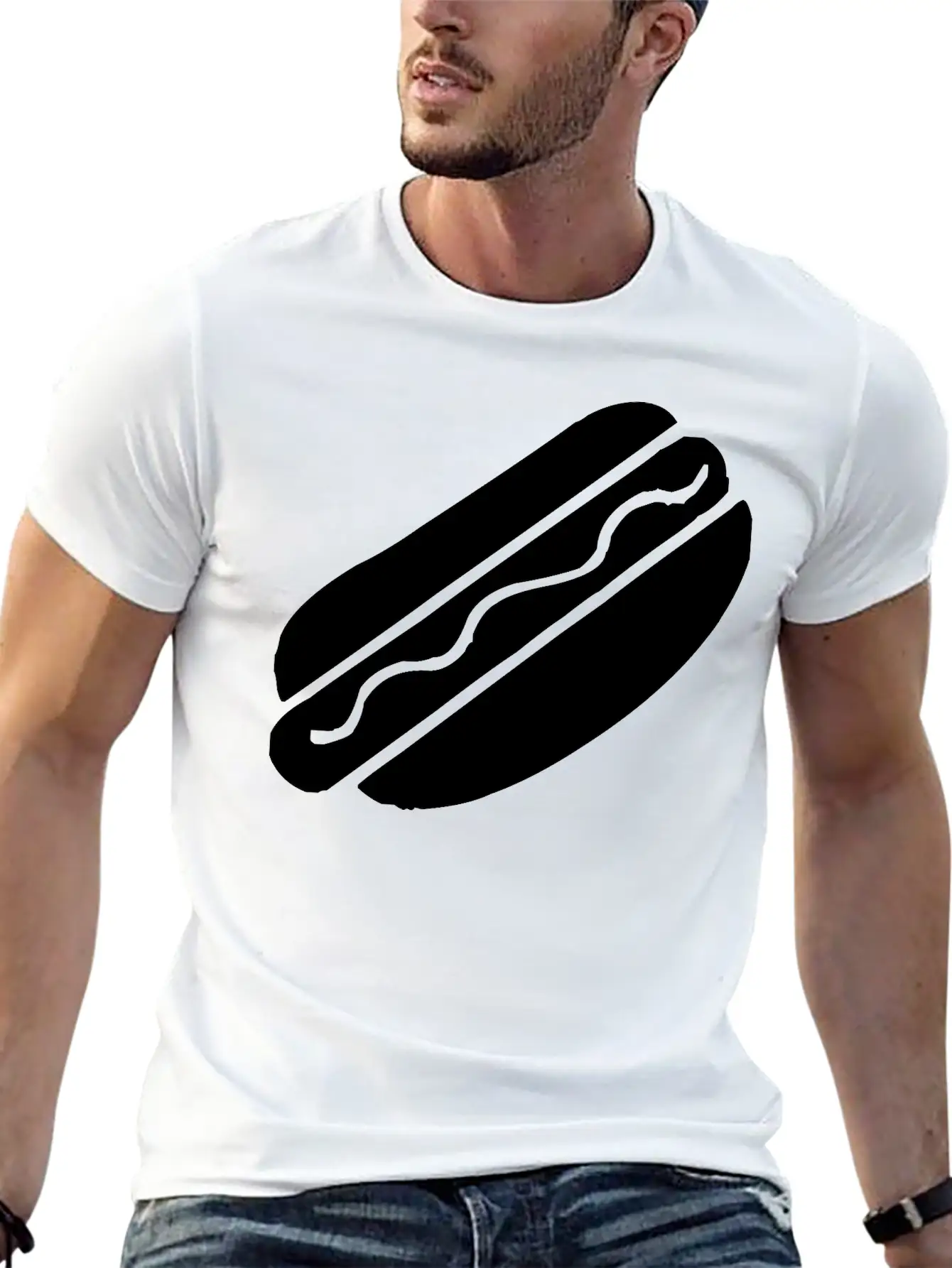 A Hot Dog Classic Cotton Tee – Unisex Comfort For Any Season