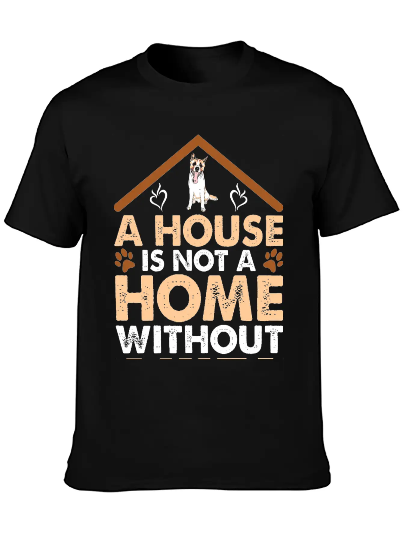 A House Is Not A Home Without Akita Timeless Short Sleeve Tee – Comfy And Minimalist Design