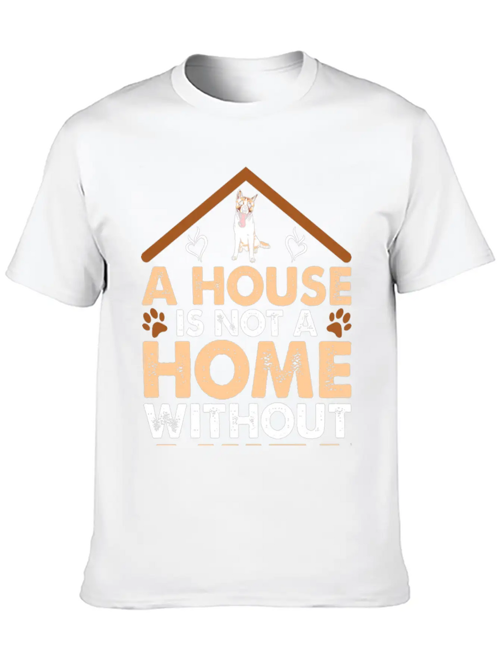 A House Is Not A Home Without Akita Timeless Short Sleeve Tee – Comfy And Minimalist Design