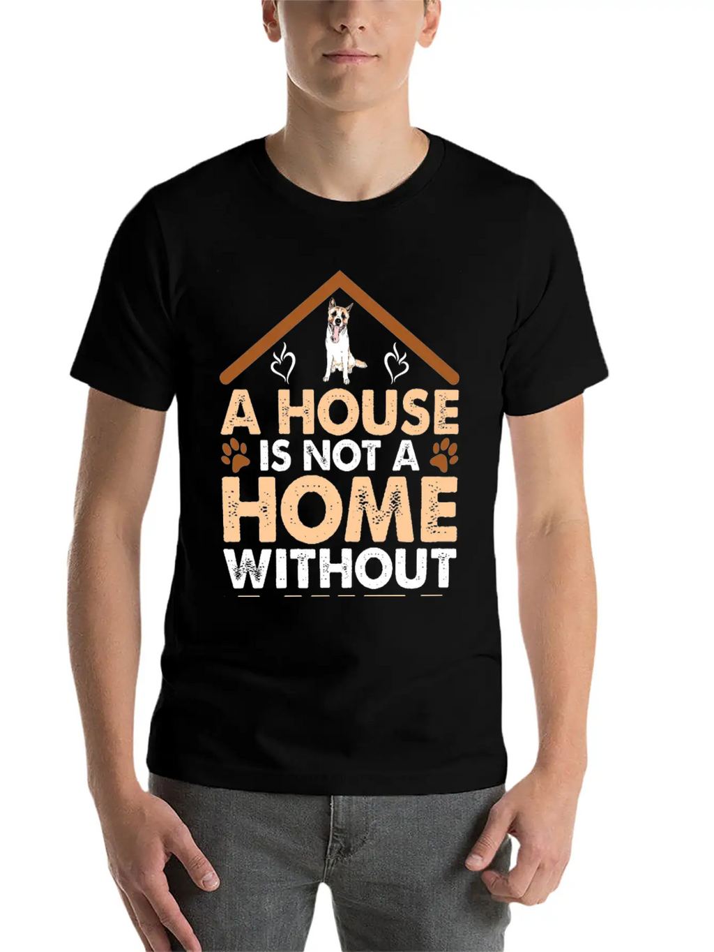 A House Is Not A Home Without Akita Timeless Short Sleeve Tee – Comfy And Minimalist Design