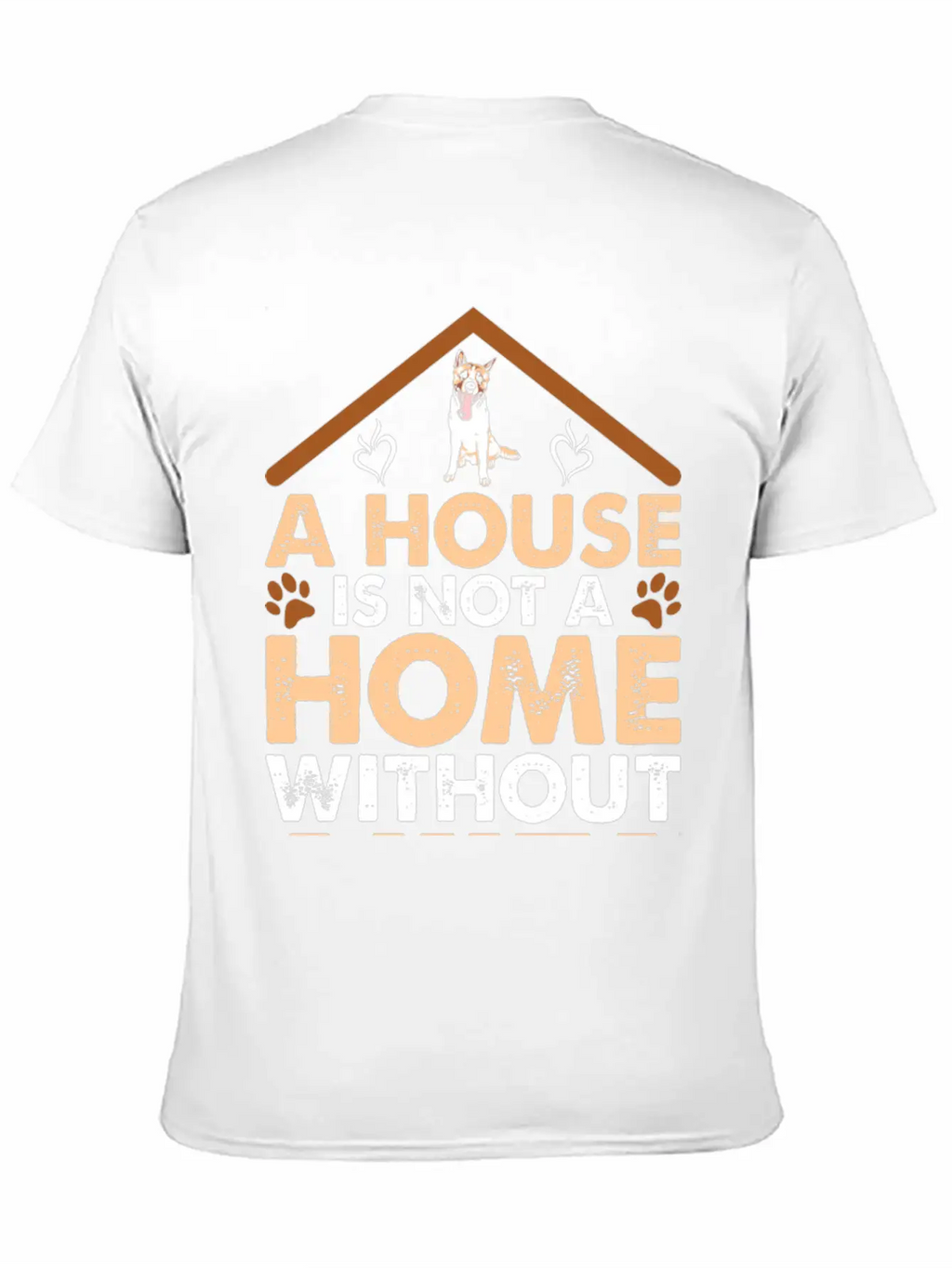 A House Is Not A Home Without Akita Timeless Short Sleeve Tee – Comfy And Minimalist Design