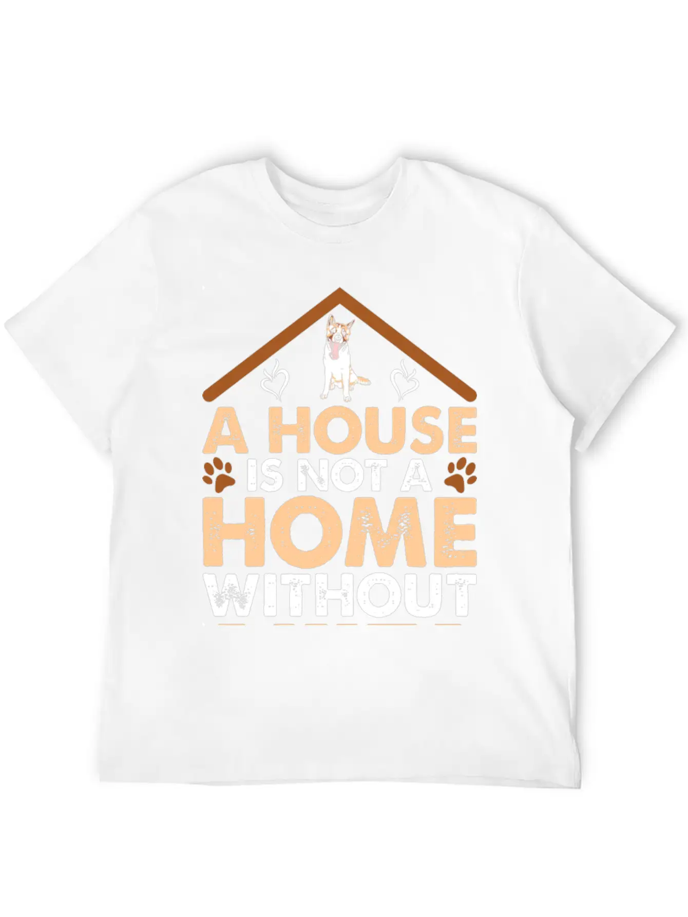 A House Is Not A Home Without Akita Timeless Short Sleeve Tee – Comfy And Minimalist Design