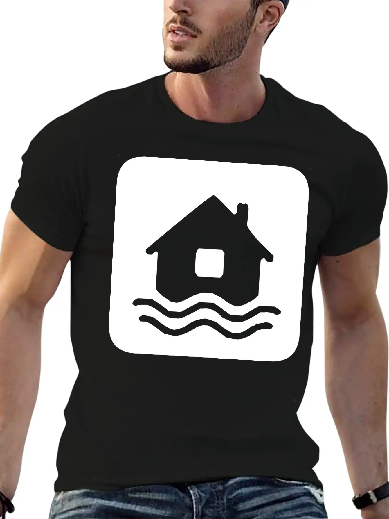 A House On Water Essential Cotton Tee For Daily Outfits – Unisex Style