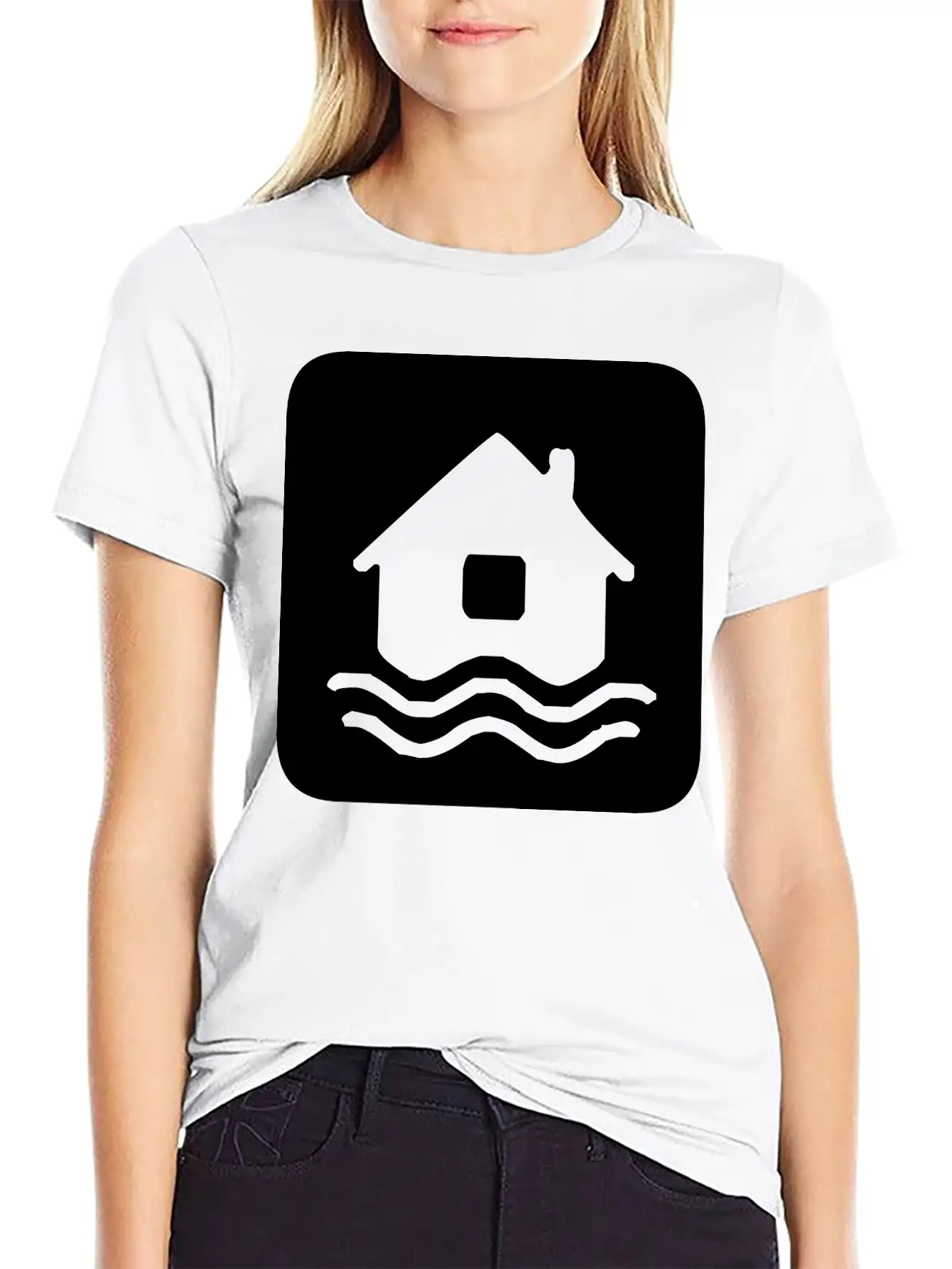 A House On Water Essential Cotton Tee For Daily Outfits – Unisex Style