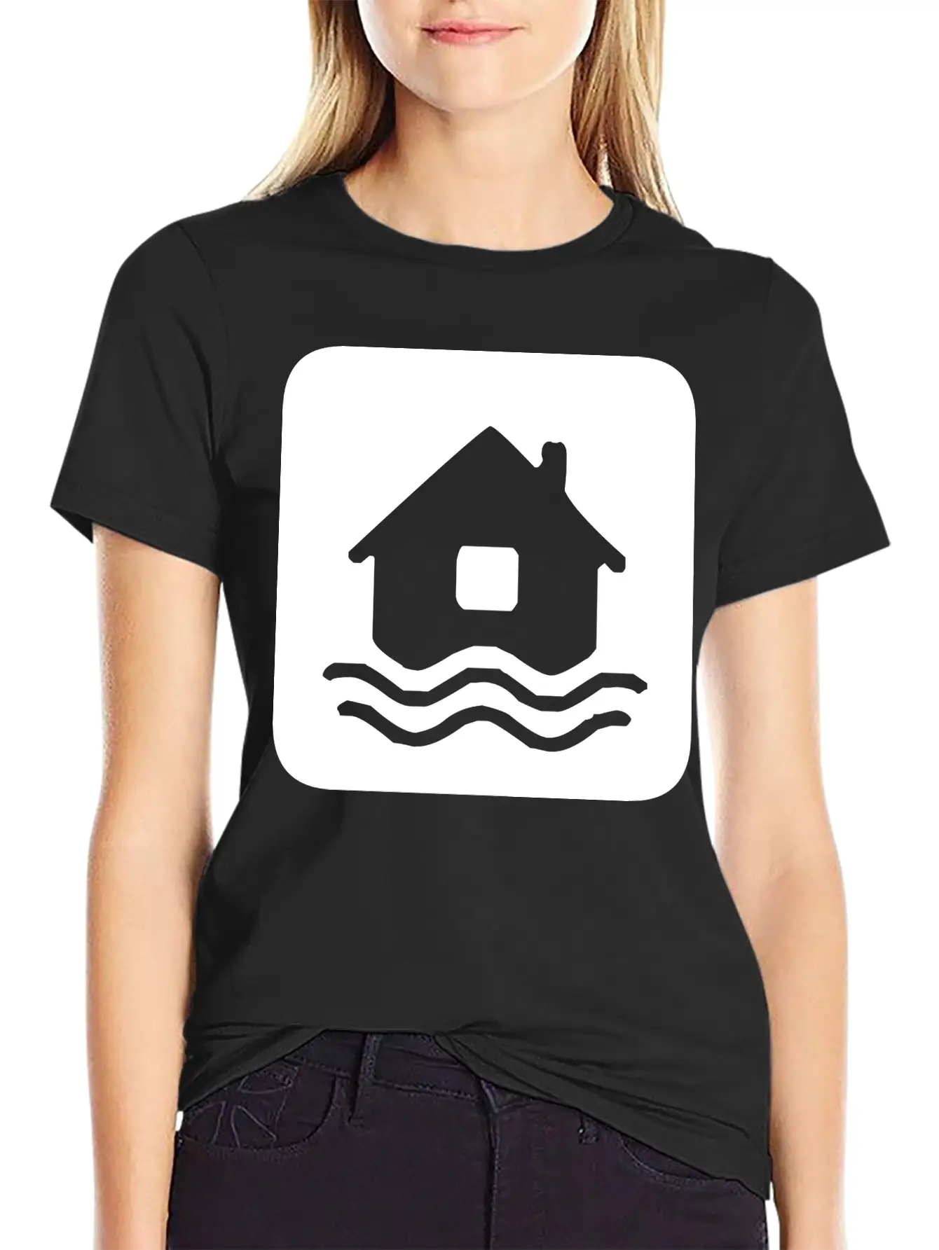 A House On Water Essential Cotton Tee For Daily Outfits – Unisex Style