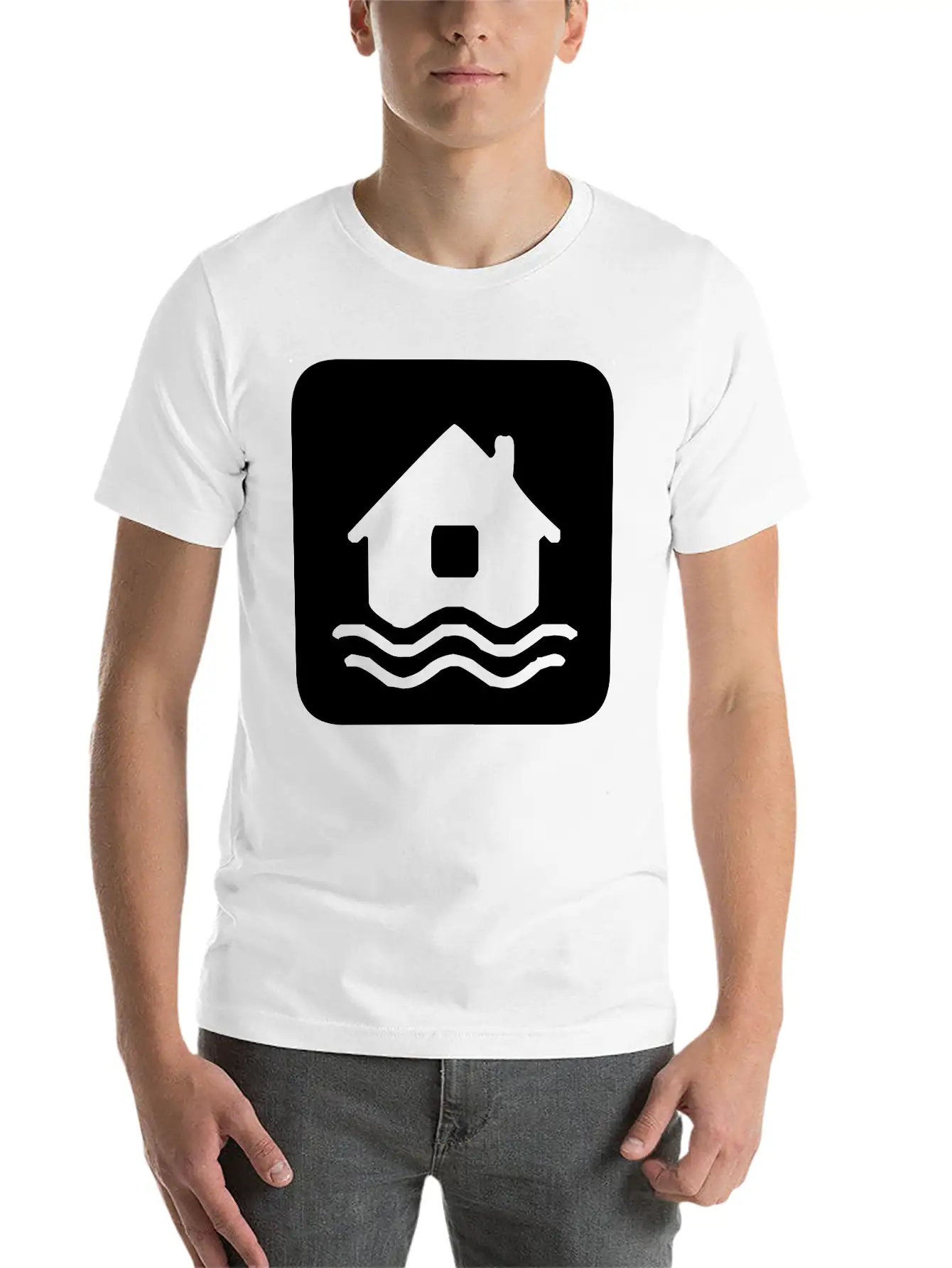 A House On Water Essential Cotton Tee For Daily Outfits – Unisex Style