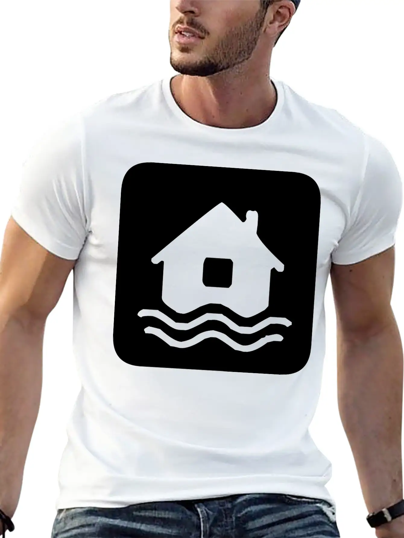 A House On Water Essential Cotton Tee For Daily Outfits – Unisex Style