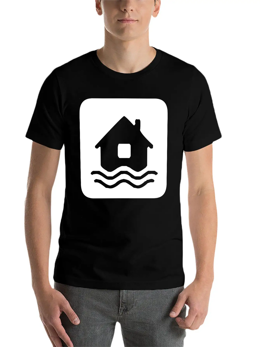 A House On Water Essential Cotton Tee For Daily Outfits – Unisex Style