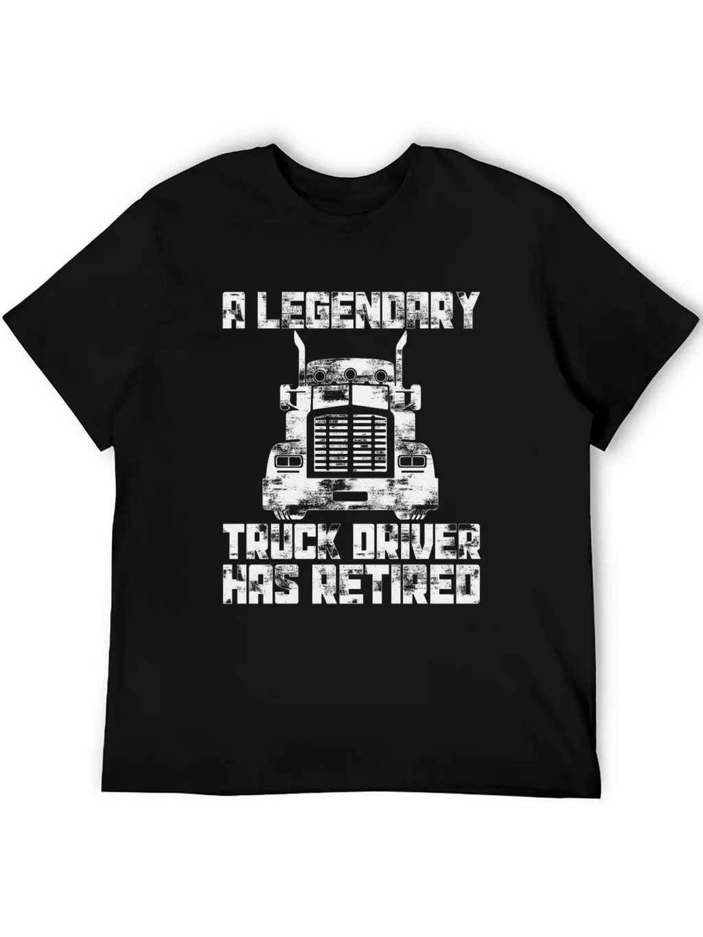 A Legendary Truck Driver Has Retired Classic Cotton Tee – Unisex Comfort For Any Season