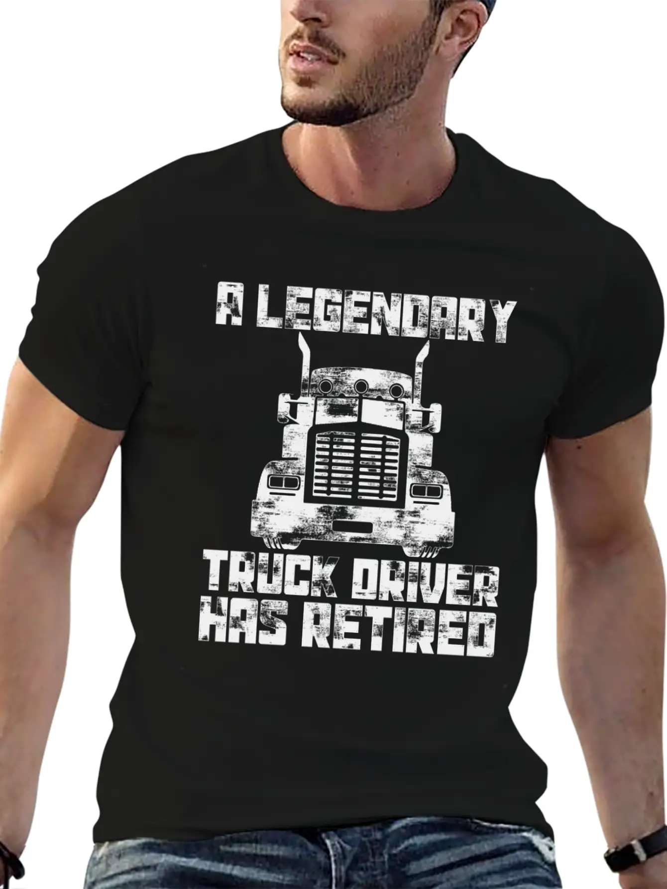 A Legendary Truck Driver Has Retired Classic Cotton Tee – Unisex Comfort For Any Season