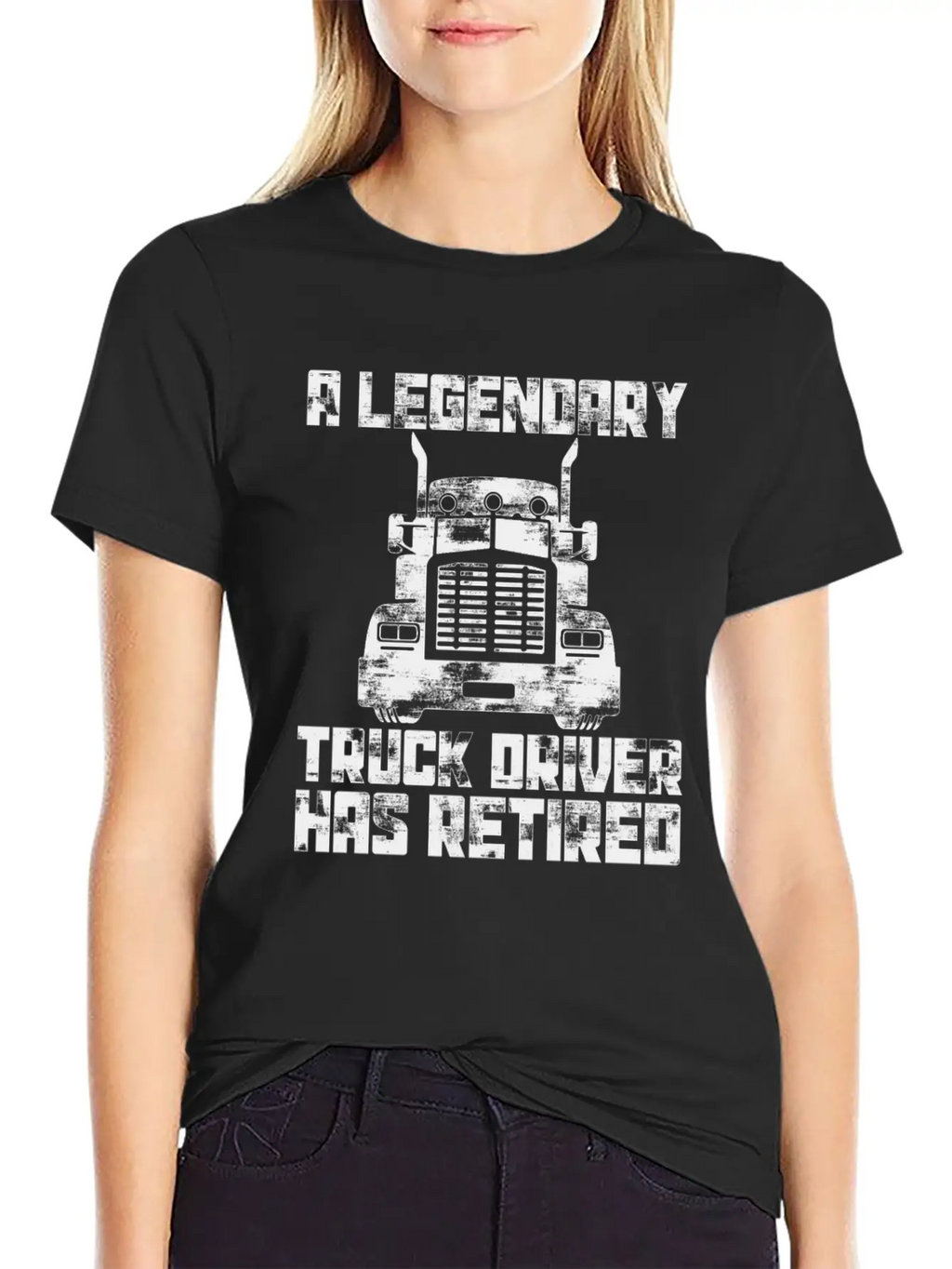A Legendary Truck Driver Has Retired Classic Cotton Tee – Unisex Comfort For Any Season
