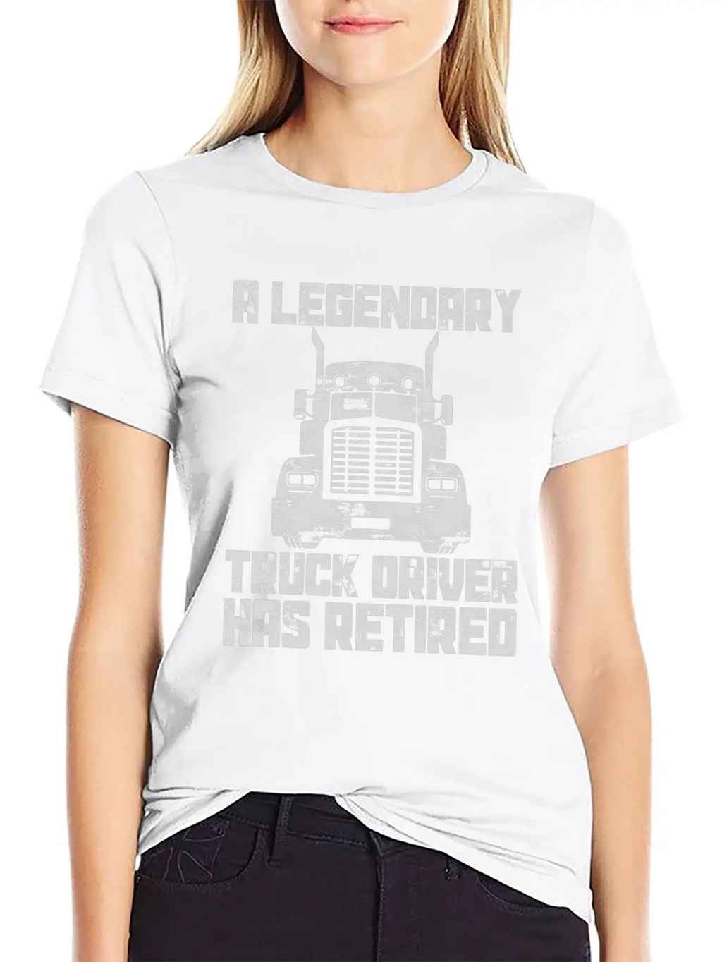 A Legendary Truck Driver Has Retired Classic Cotton Tee – Unisex Comfort For Any Season
