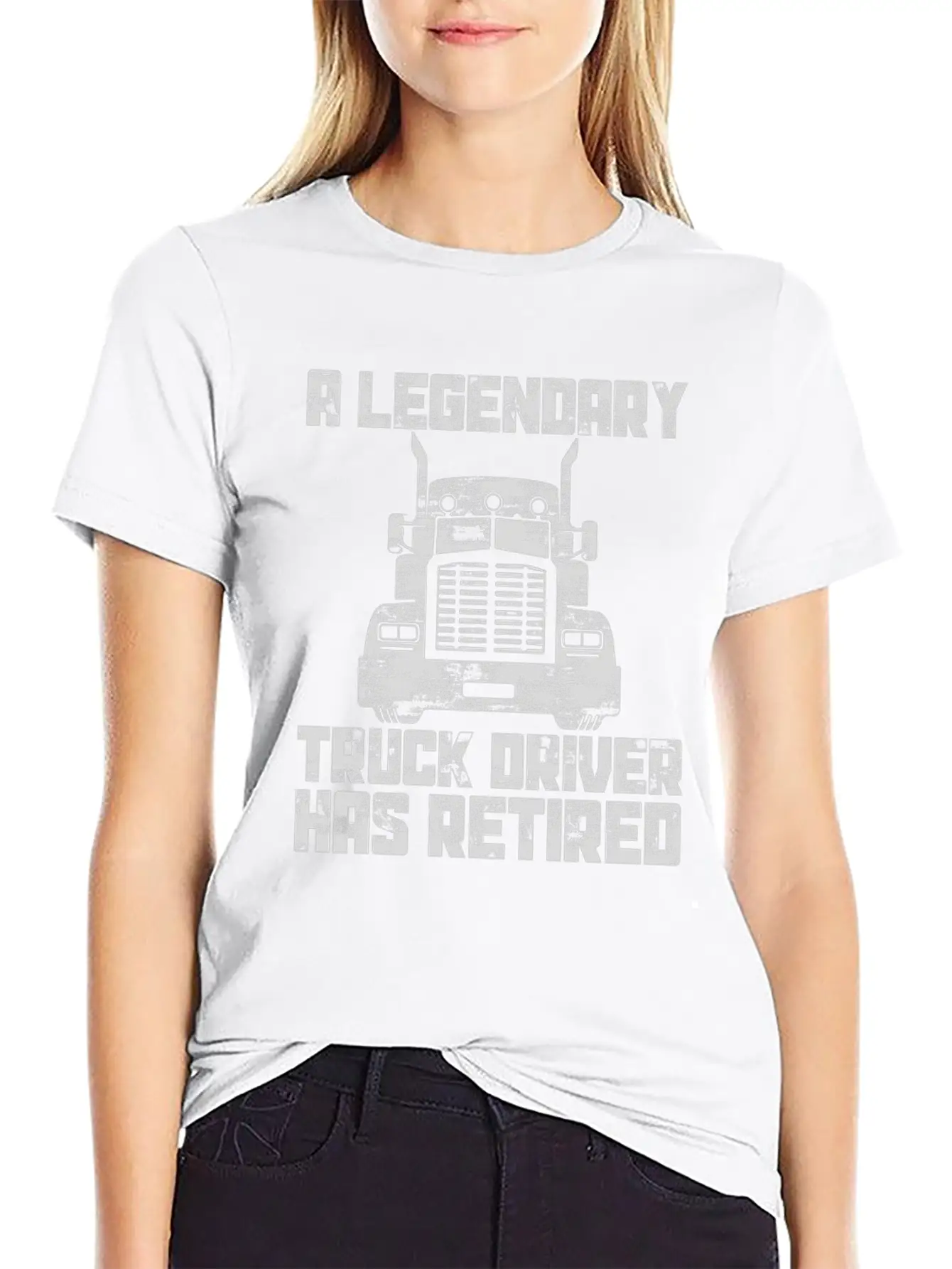 A Legendary Truck Driver Has Retired Classic Cotton Tee – Unisex Comfort For Any Season